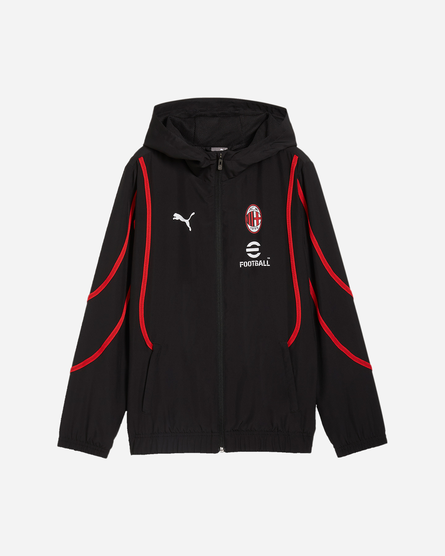 Abbigliamento Calcio Ufficiale Puma Milan Prematch Jr 777721 04 Cisalfa Sport