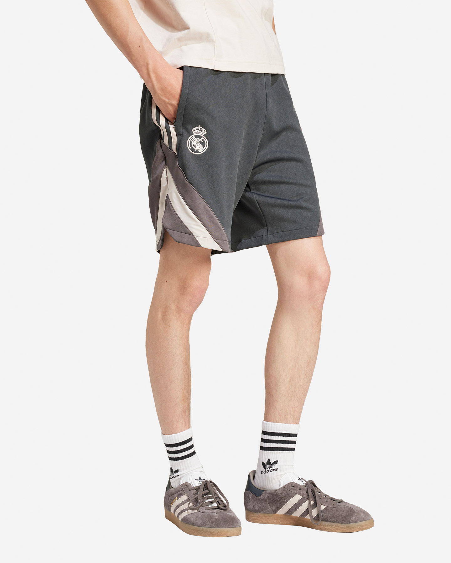 Pantaloncini calcio ufficiali ADIDAS REAL MADRID OG 24-25 M - 1 | Cisalfa Sport