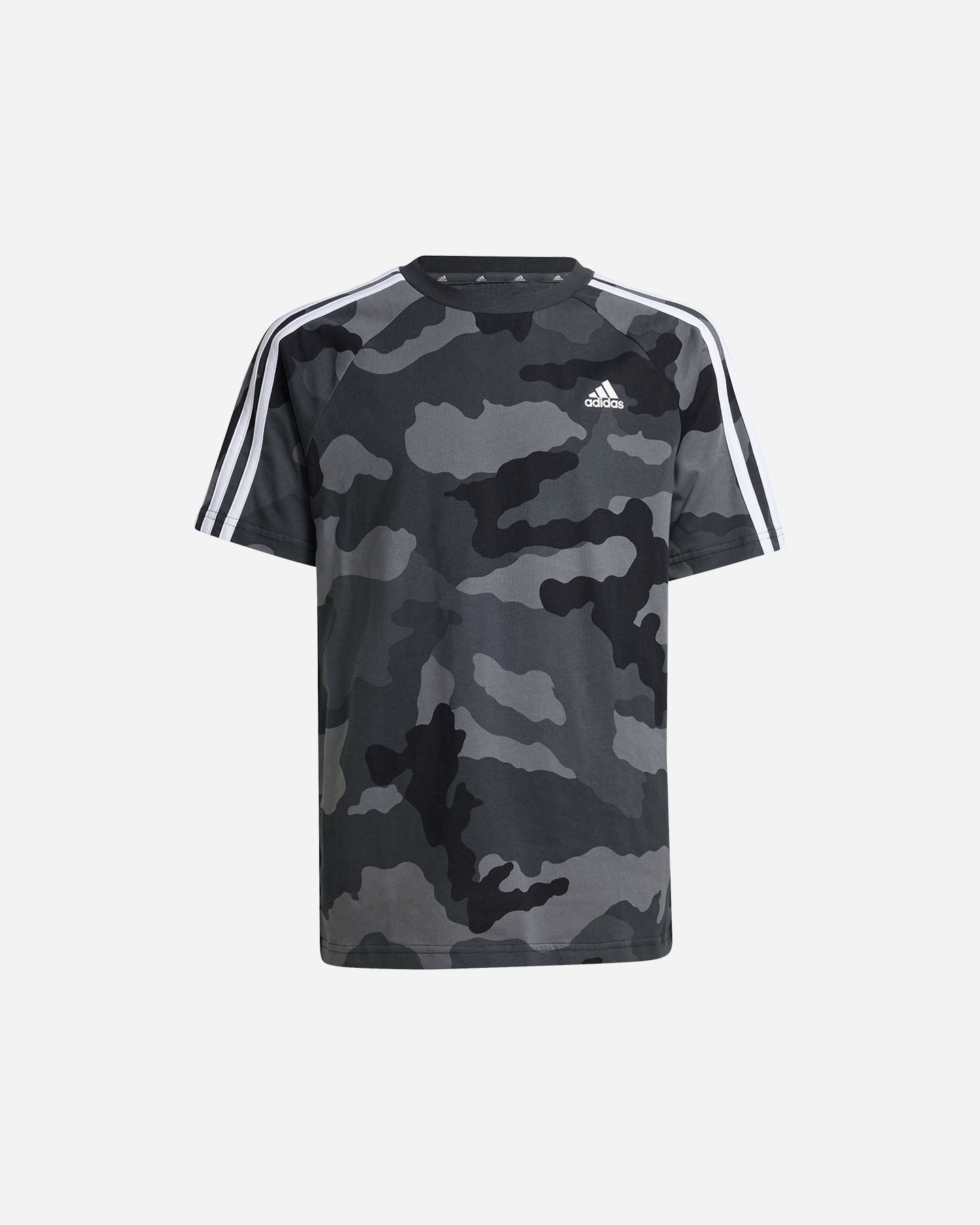 T-shirt ADIDAS CAMOUFLAGE 3STRIPES JR - Grigio - 0 | Cisalfa Sport