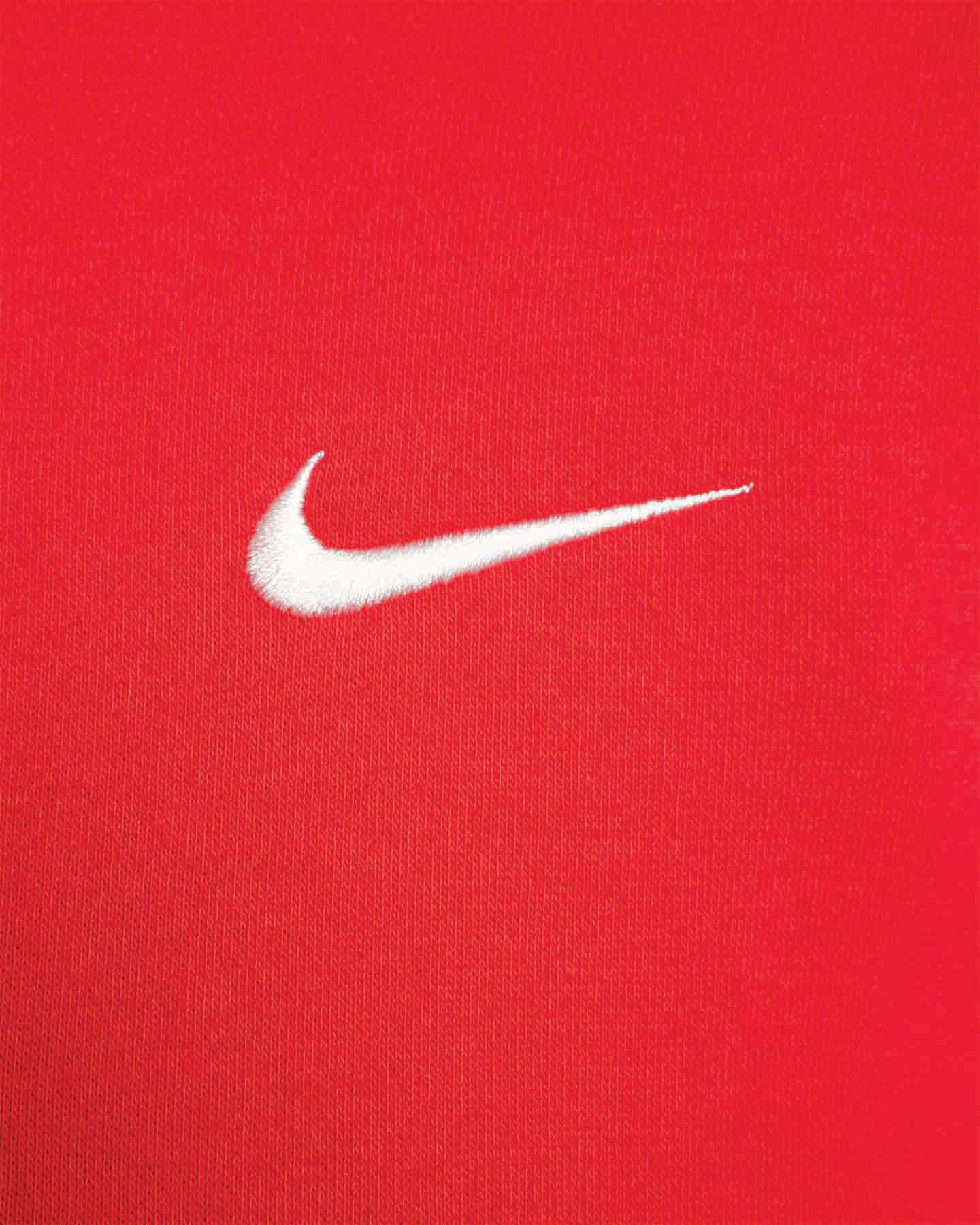 Felpa NIKE ZIP CROP W - Rosso - 4 | Cisalfa Sport