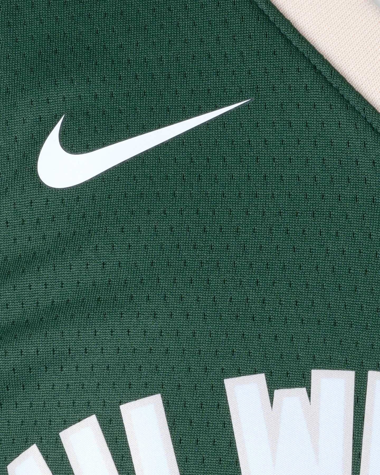 Canotta basket NIKE ICON SWINGMAN MILWAUKEE BUCKS GIANNIS ANTETOKOUNMPO JR - Verde - 2 | Cisalfa Sport