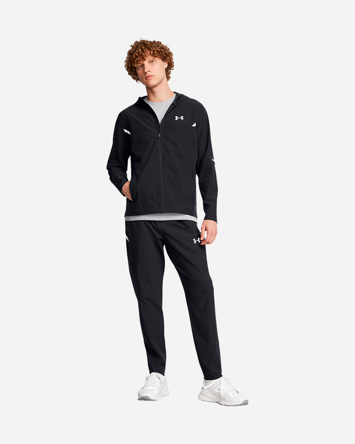 Pantalone training UNDER ARMOUR TECH REFLECTIVE M - Nero - 4 | Cisalfa Sport