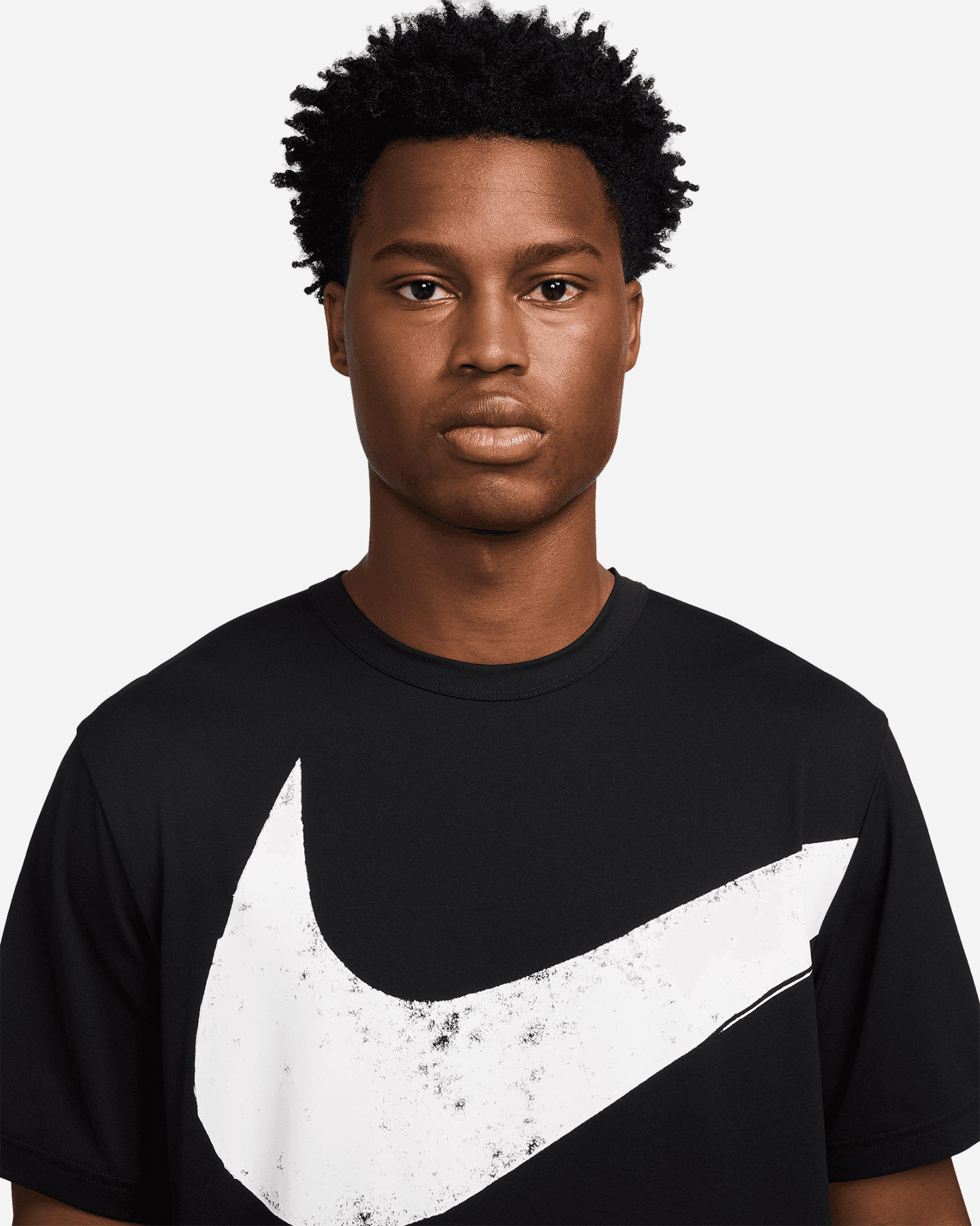 T-shirt training NIKE DRI FIT HYVERSE SWOOSH M - Nero - 2 | Cisalfa Sport