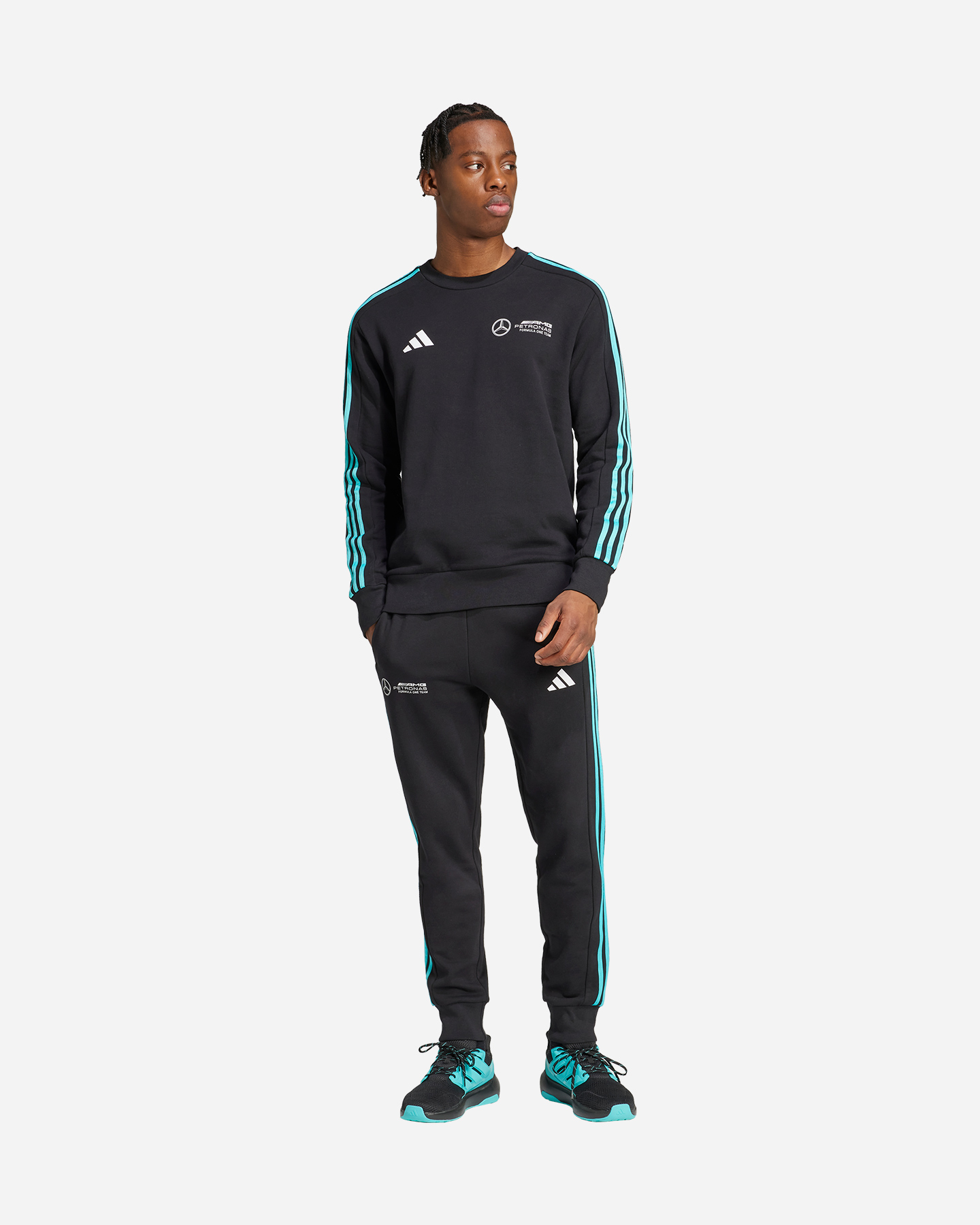 Fanwear ADIDAS MERCEDES DNA M - Nero - 4 | Cisalfa Sport