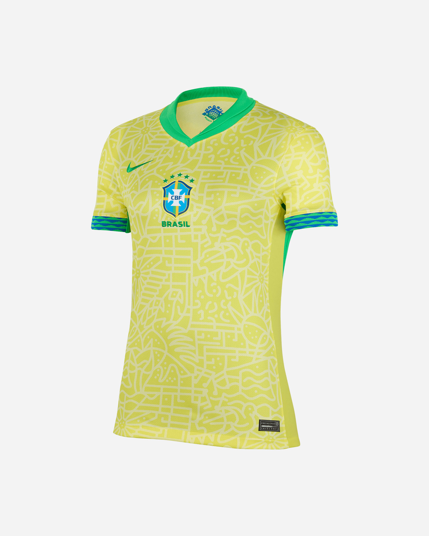 Maglia calcio ufficiale NIKE DRI FIT BRASILE 23-24 W - Giallo - 0 | Cisalfa Sport