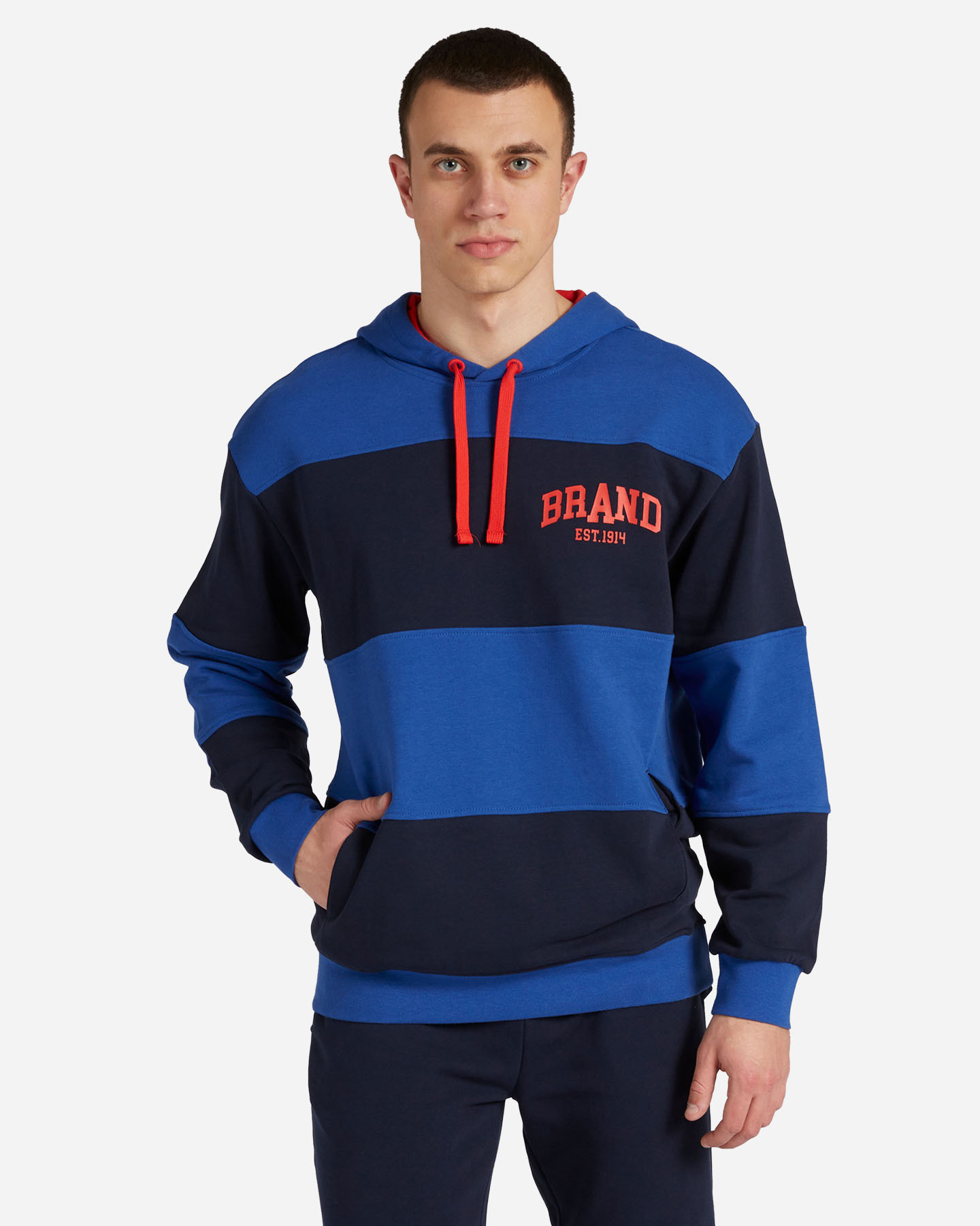 Felpa ADMIRAL STRIPES M - Blu - 0 | Cisalfa Sport