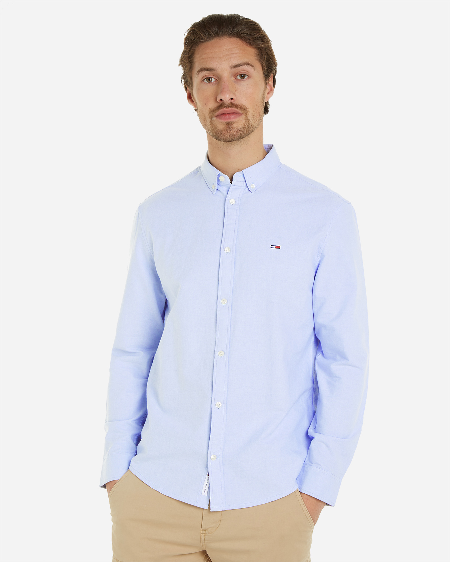 Camicia TOMMY HILFIGER OXFORD AZZURRO M - 2 | Cisalfa Sport