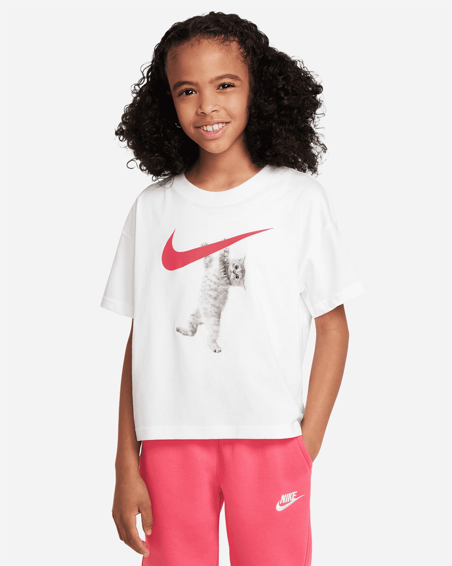 T-shirt NIKE BOXY KITTEN JR - 0 | Cisalfa Sport