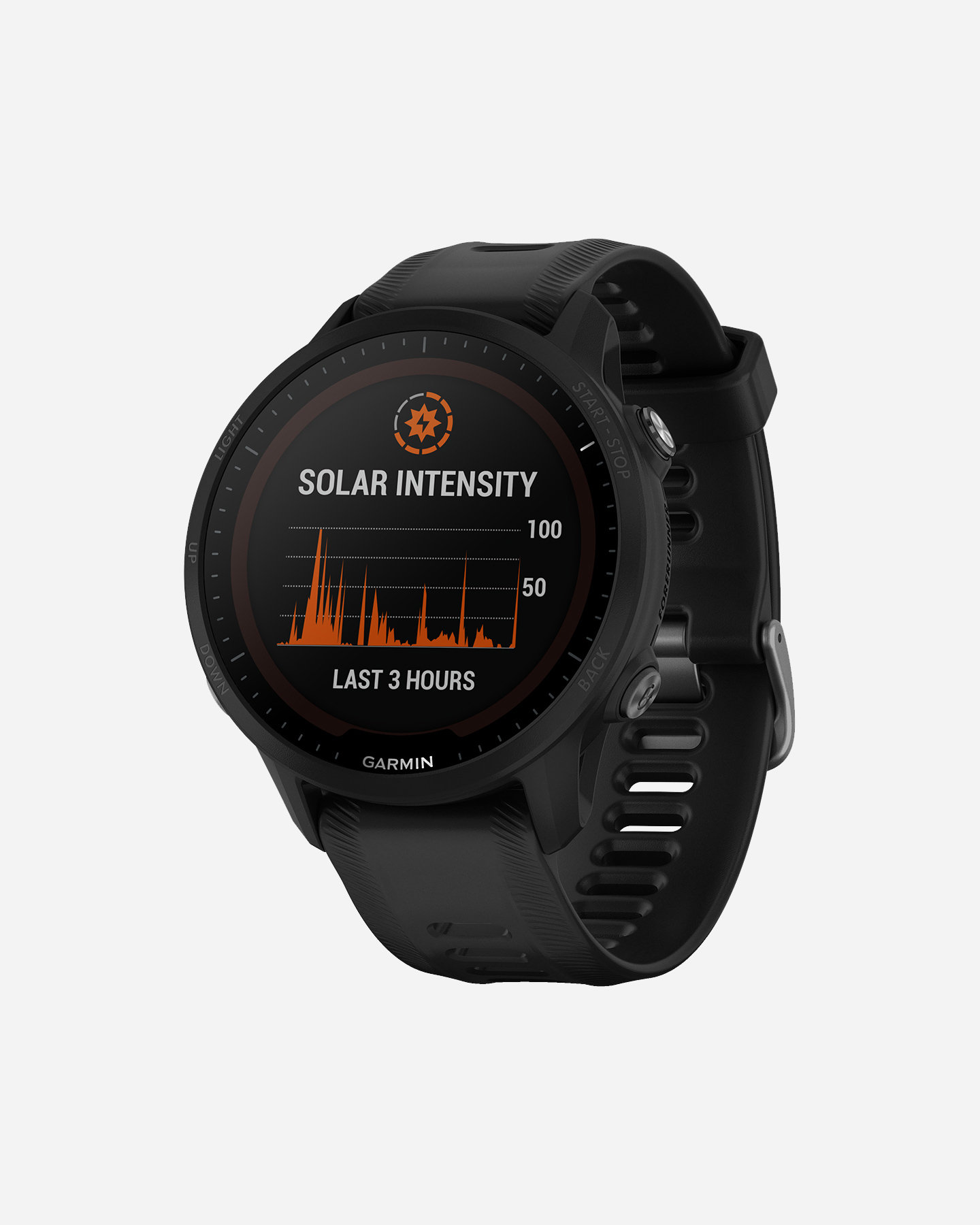 Orologio multifunzione GARMIN FORERUNNER 955 SOLAR - Nero - 1 | Cisalfa Sport