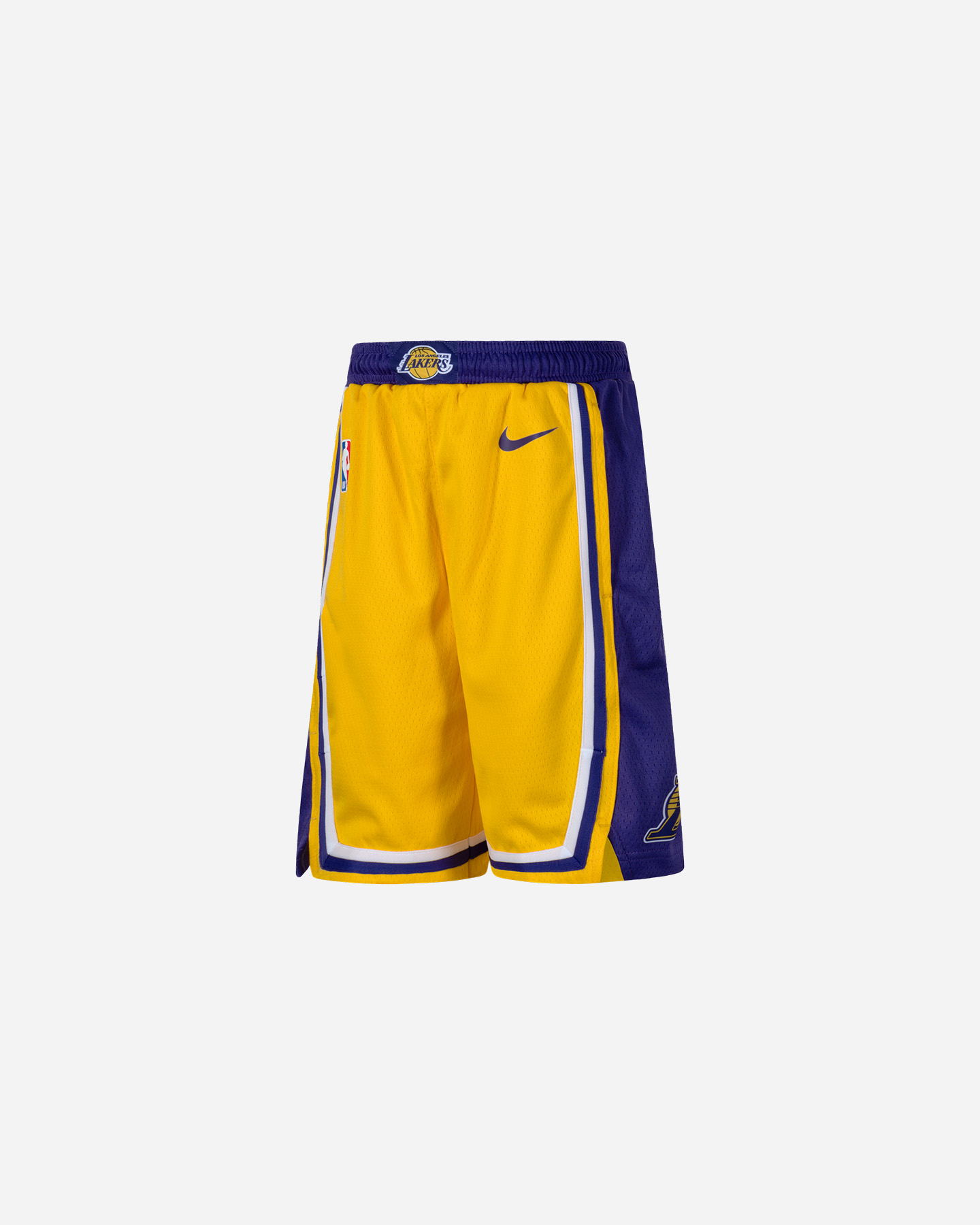 Pantaloncini basket NIKE ICON SWINGMAN LOS ANGELES LAKERS JR - Giallo - 0 | Cisalfa Sport
