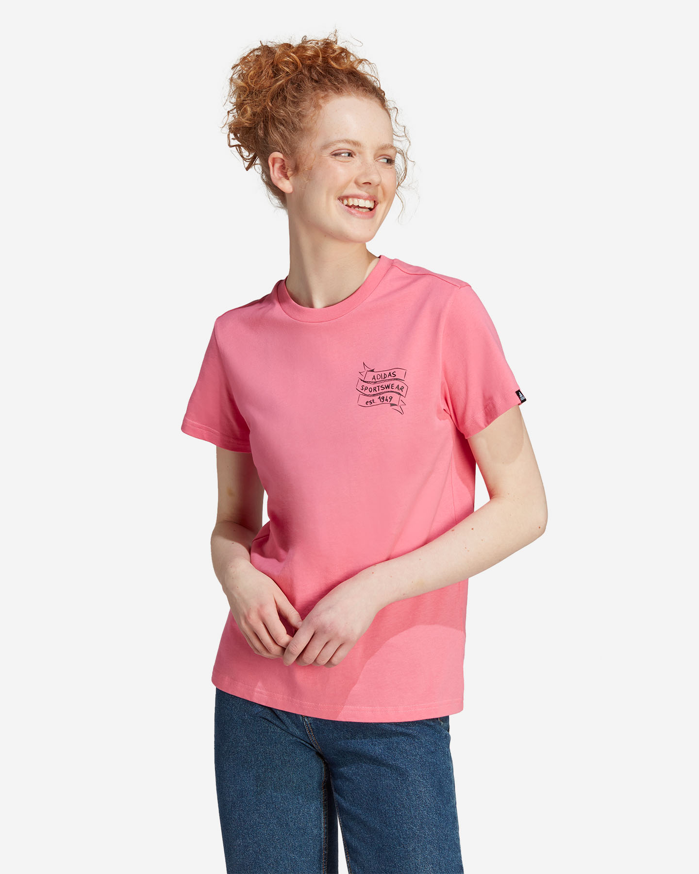 T-shirt ADIDAS BRAND LOVE W - Rosa - 1 | Cisalfa Sport