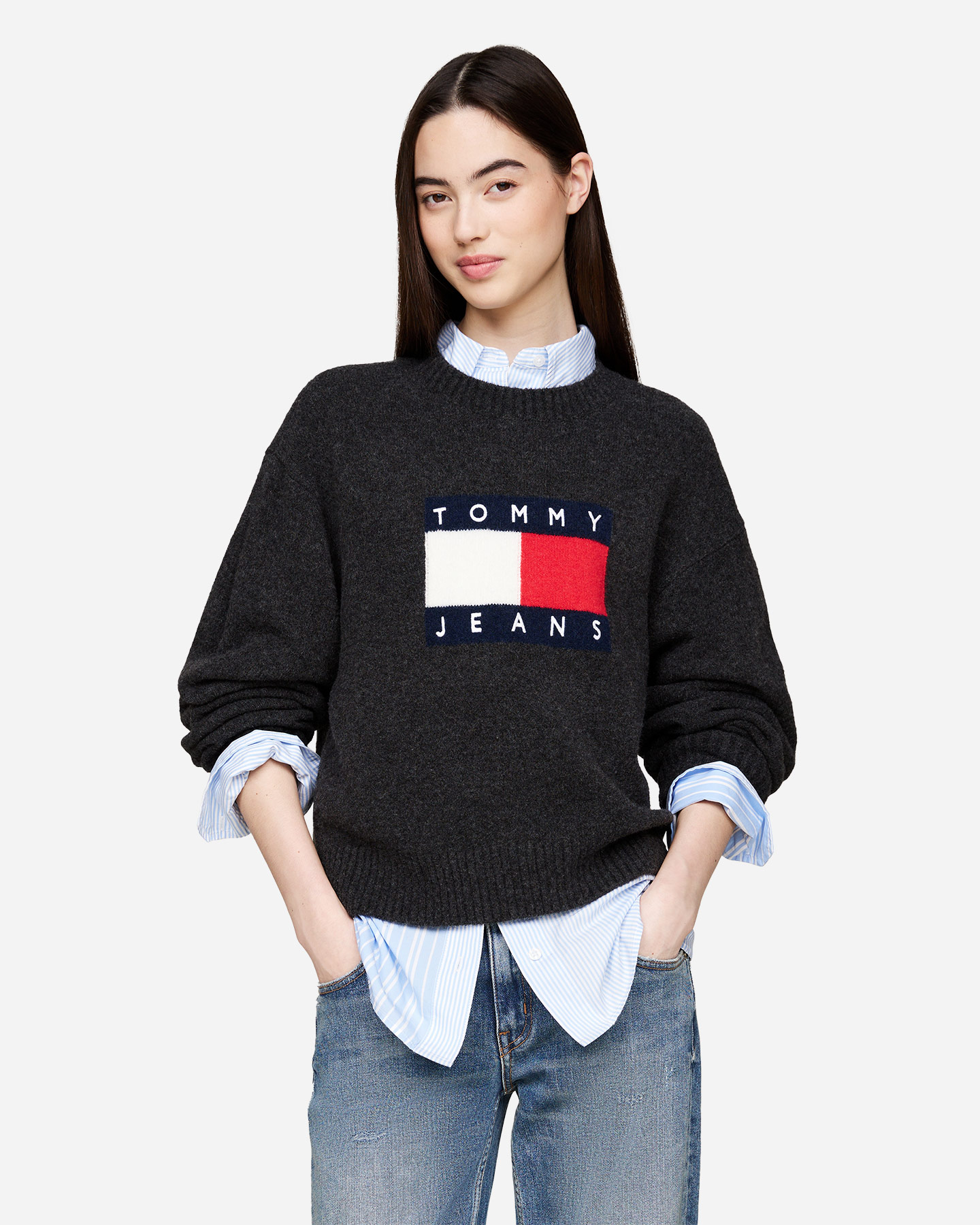 Maglione TOMMY HILFIGER FLAG W - 1 | Cisalfa Sport