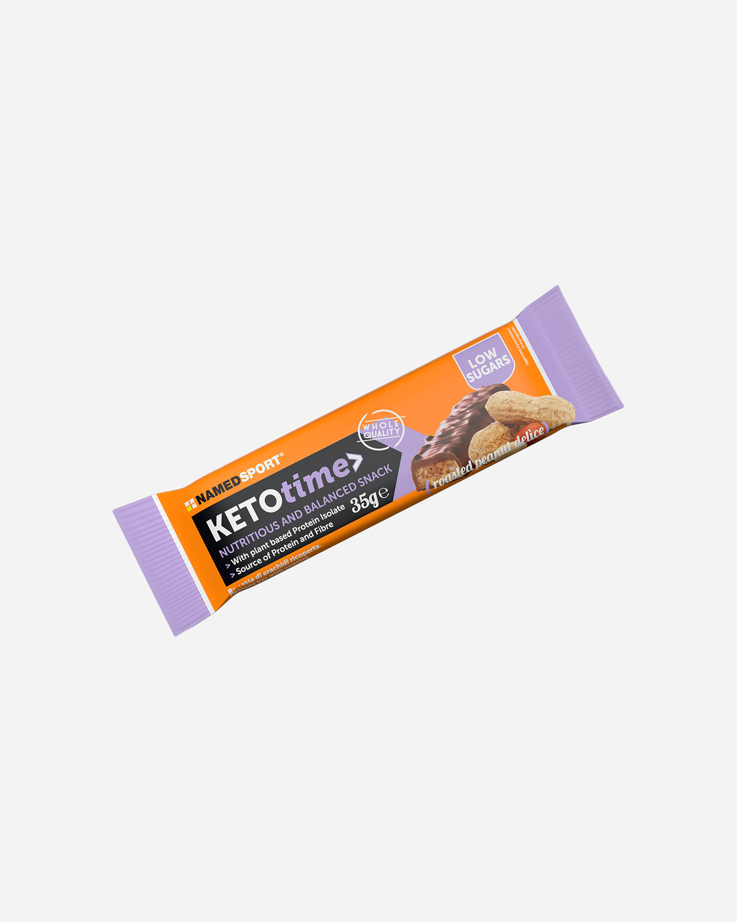 Energetico NAMED SPORT KETOTIME BAR ROASTED PEANUT 35G  - 0 | Cisalfa Sport