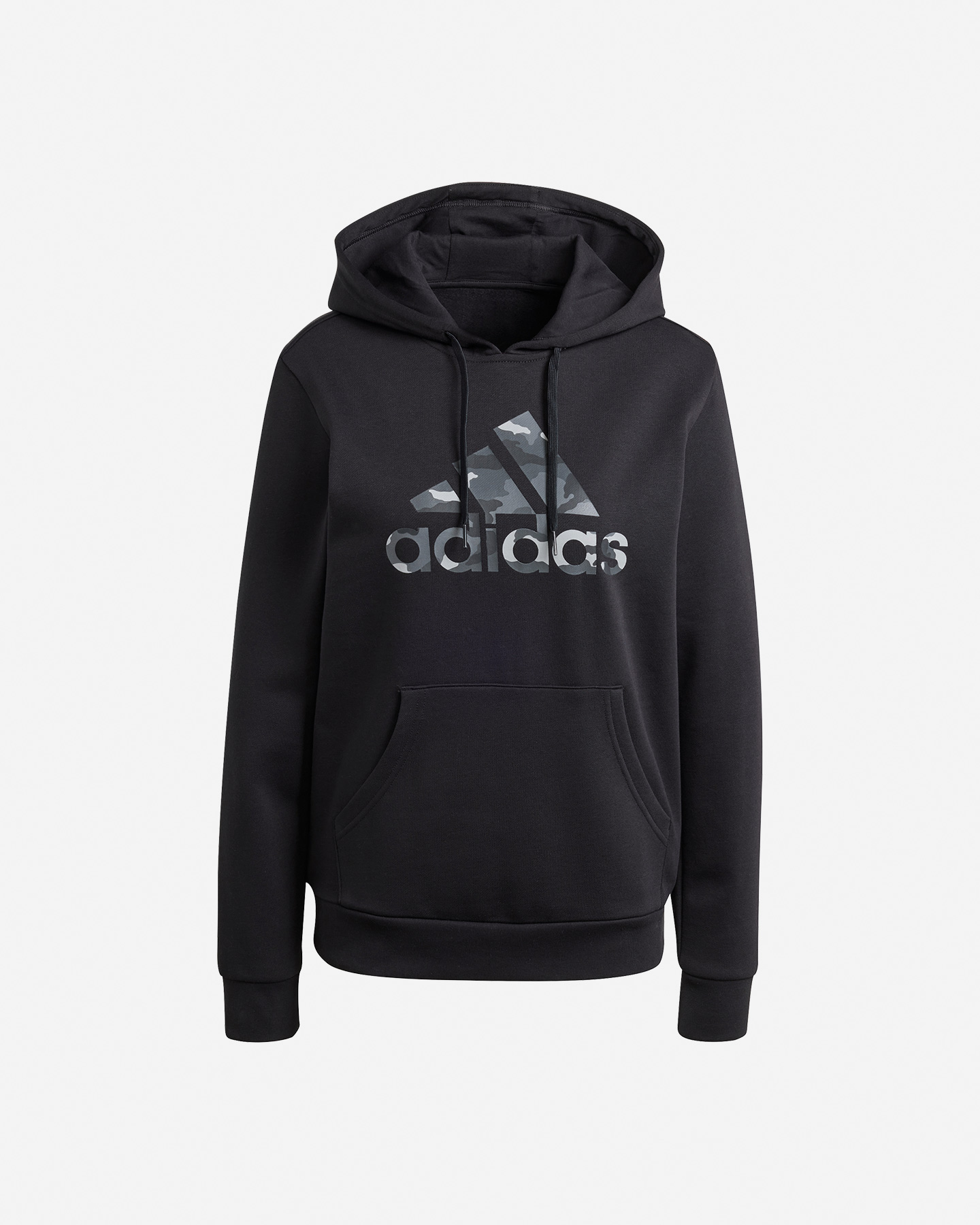Felpa ADIDAS 3STRIPES CAMO W - Nero - 0 | Cisalfa Sport