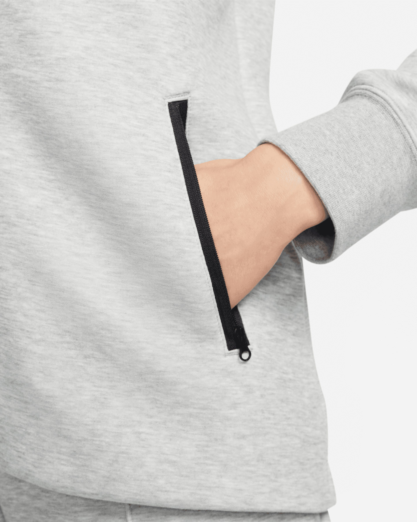 Felpa NIKE TECH FLEECE W - Grigio - 2 | Cisalfa Sport
