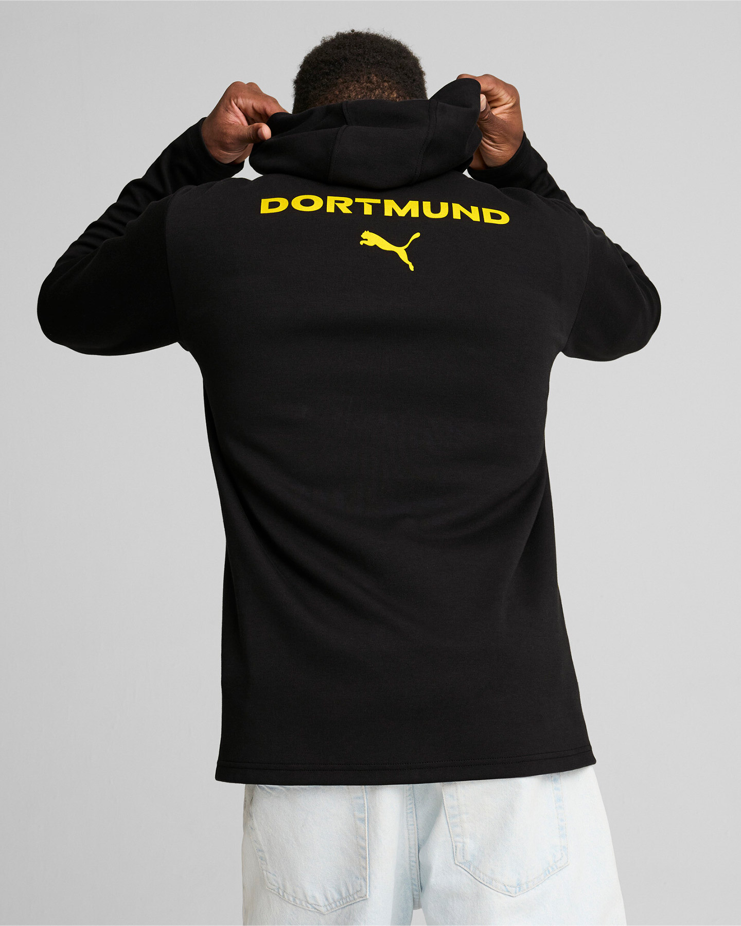 Abbigliamento calcio ufficiale PUMA BORUSSIA DORTMUND CASUALS M - Nero - 3 | Cisalfa Sport