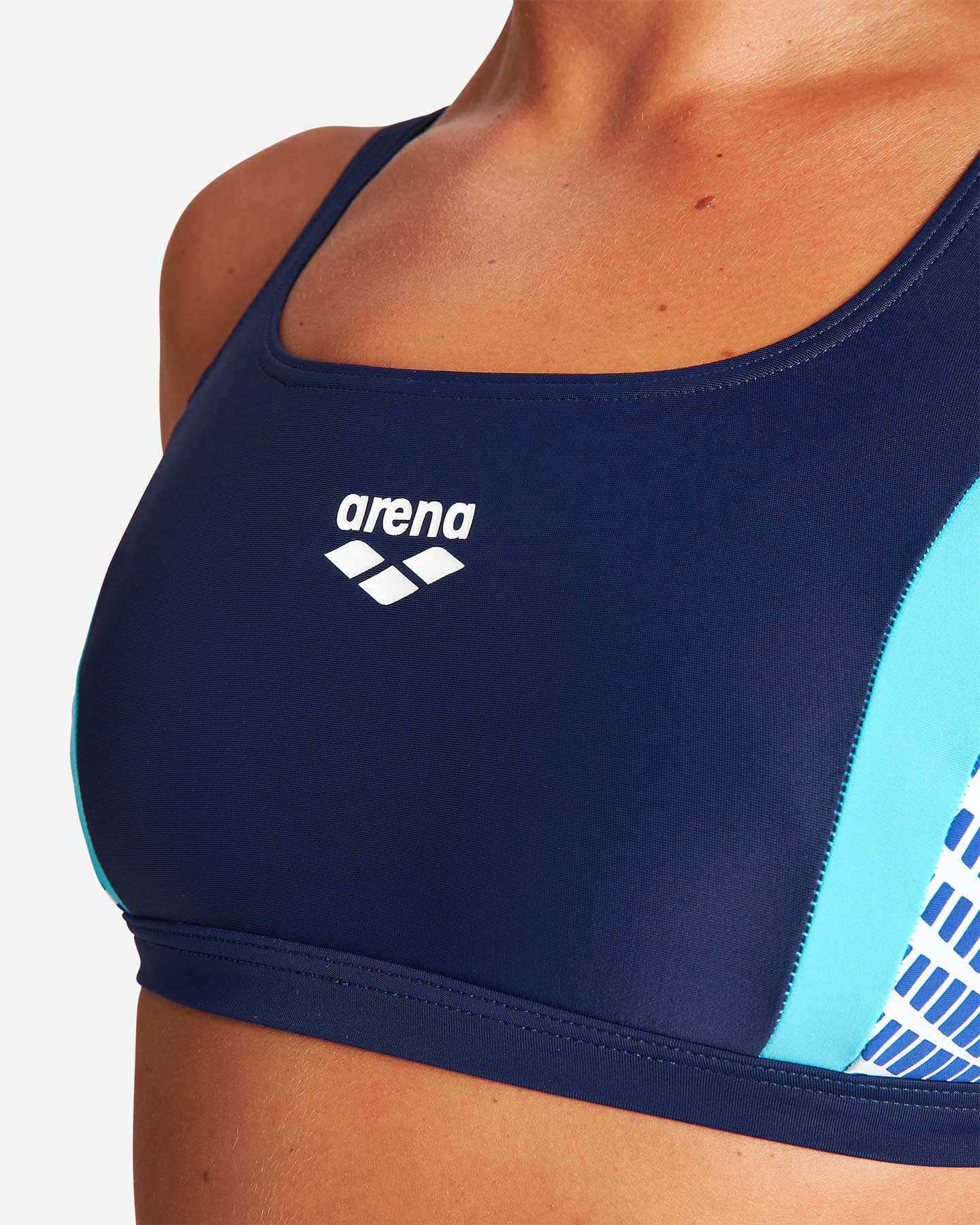 Costume piscina ARENA THREEFOLD W - Blu Navy - 4 | Cisalfa Sport