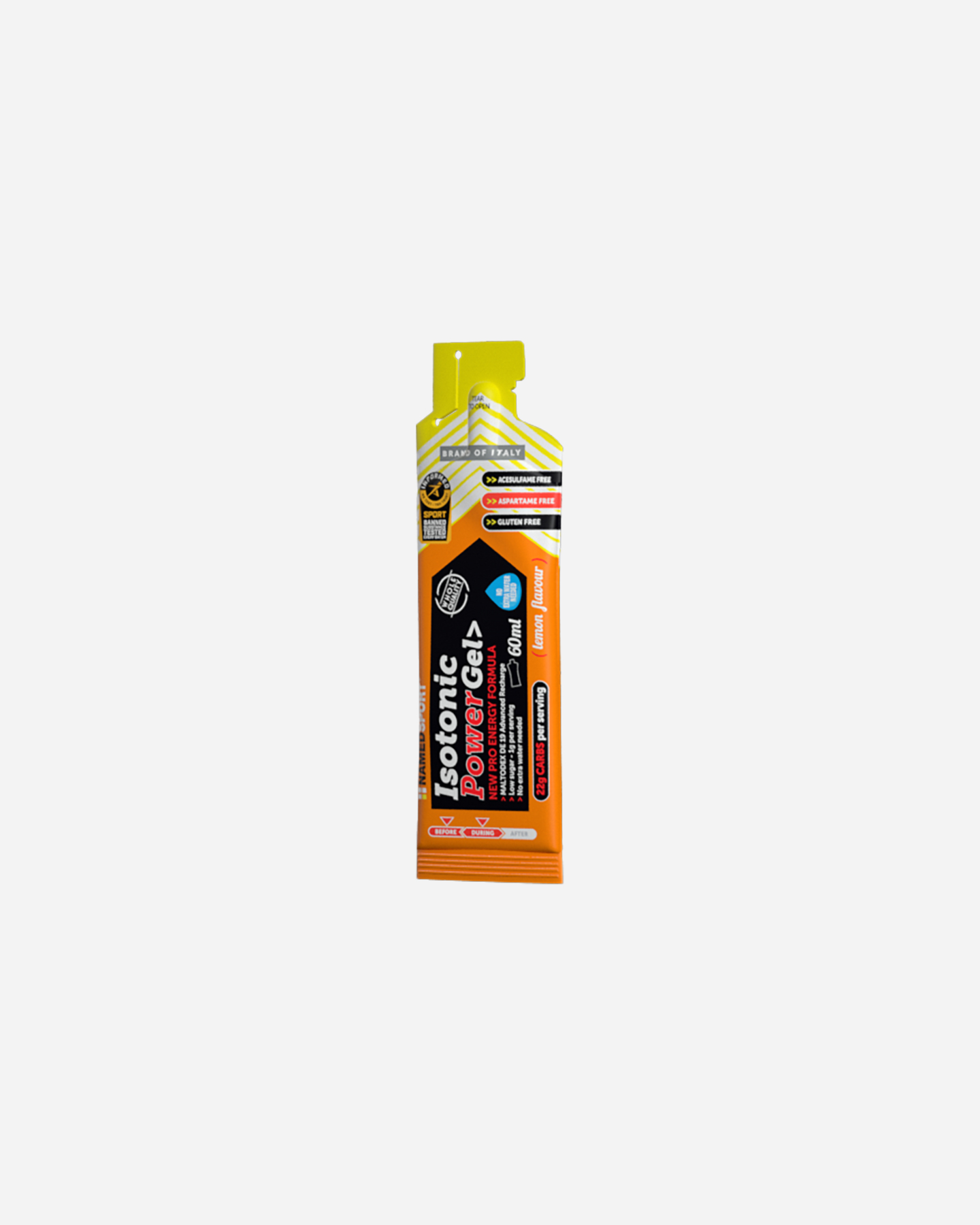 Energetico NAMED SPORT ISOTONIC POWER GEL LEMON 60ML  - 0 | Cisalfa Sport