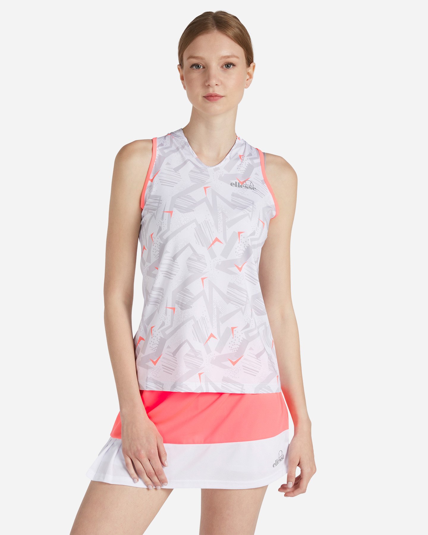 T-shirt tennis ELLESSE PADEL W - Bianco - 0 | Cisalfa Sport
