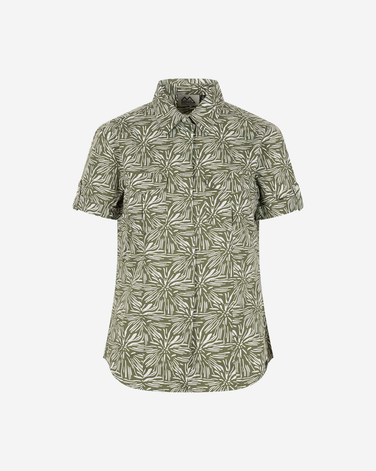 Camicia 8848 MOUNTAIN HIKE W - Verde - 0 | Cisalfa Sport