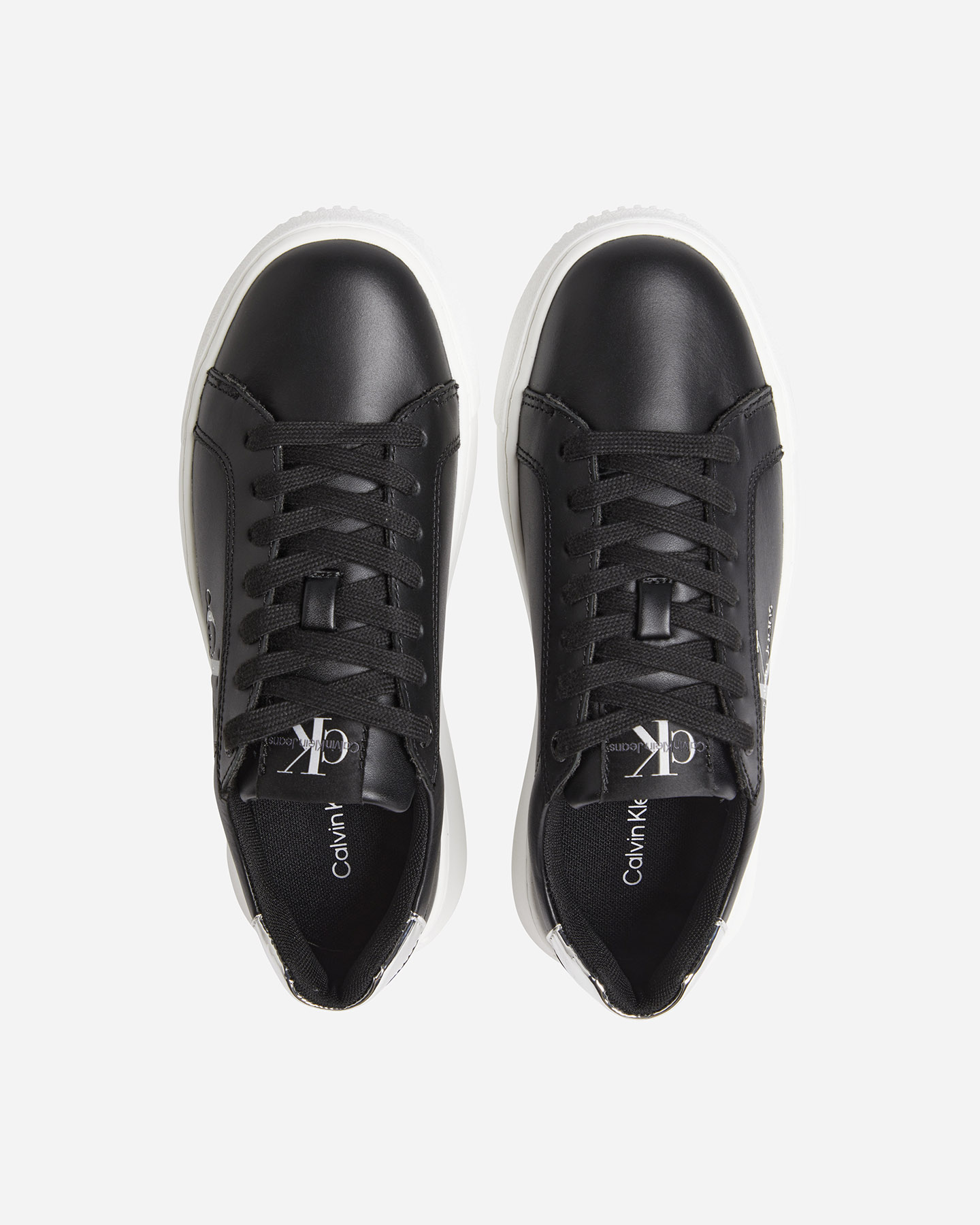 Scarpe sneakers CALVIN KLEIN JEANS SERAFINA CHUNKY LEATHER W - Nero - 4 | Cisalfa Sport