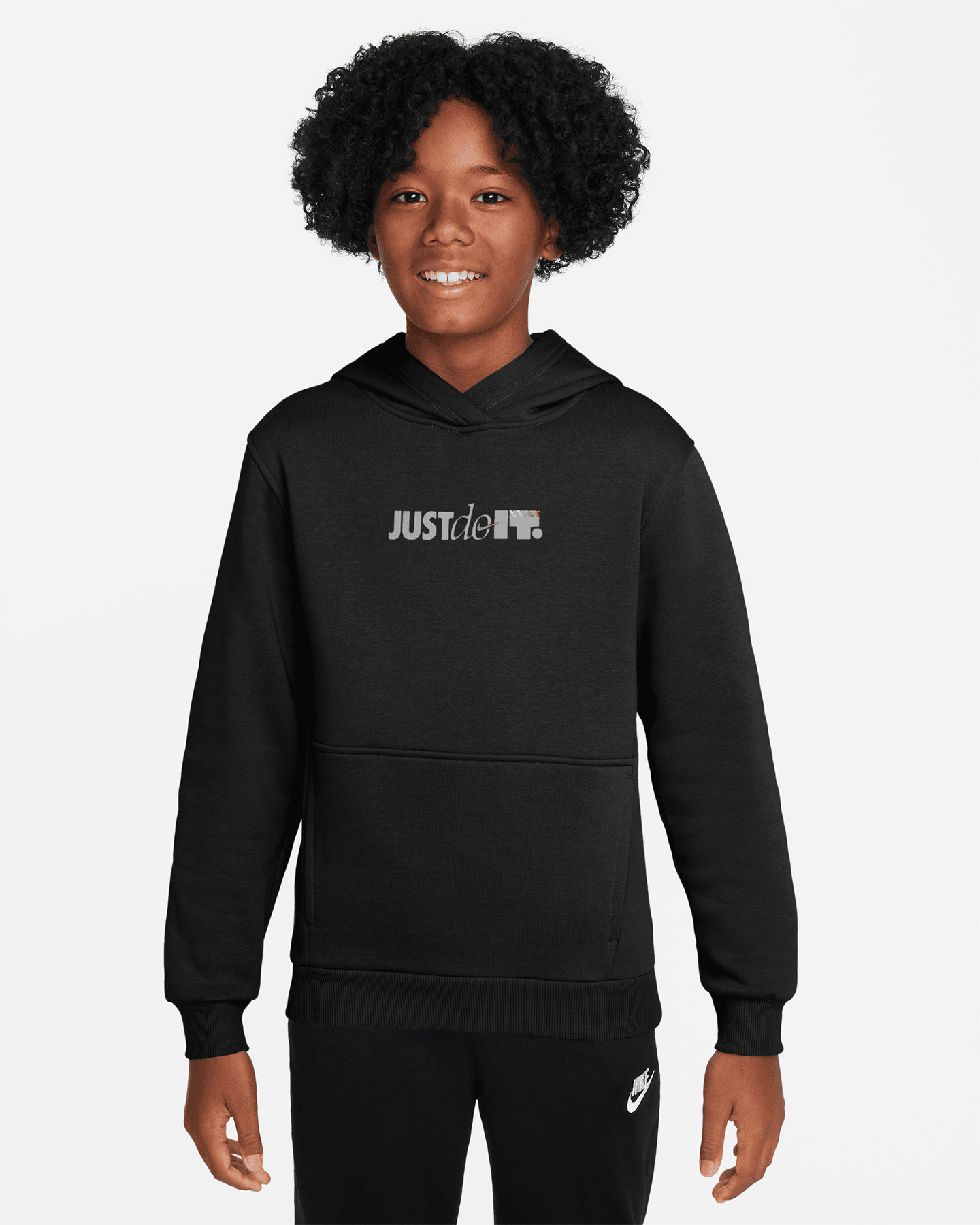 Felpa NIKE JDI BACK PRINT JR - Nero - 0 | Cisalfa Sport