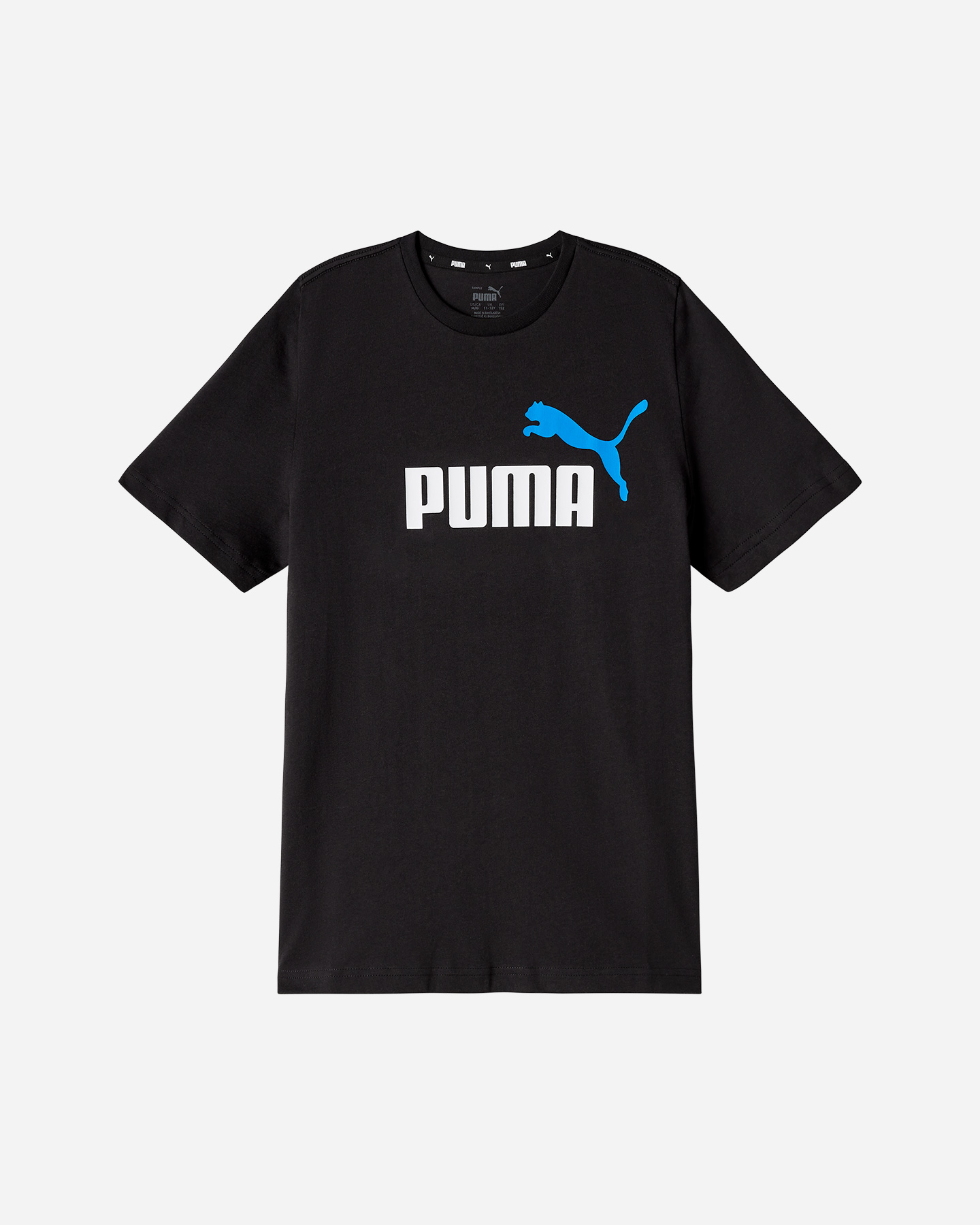 T-shirt PUMA ESSENTIAL+ LOGO JR - Nero - 0 | Cisalfa Sport
