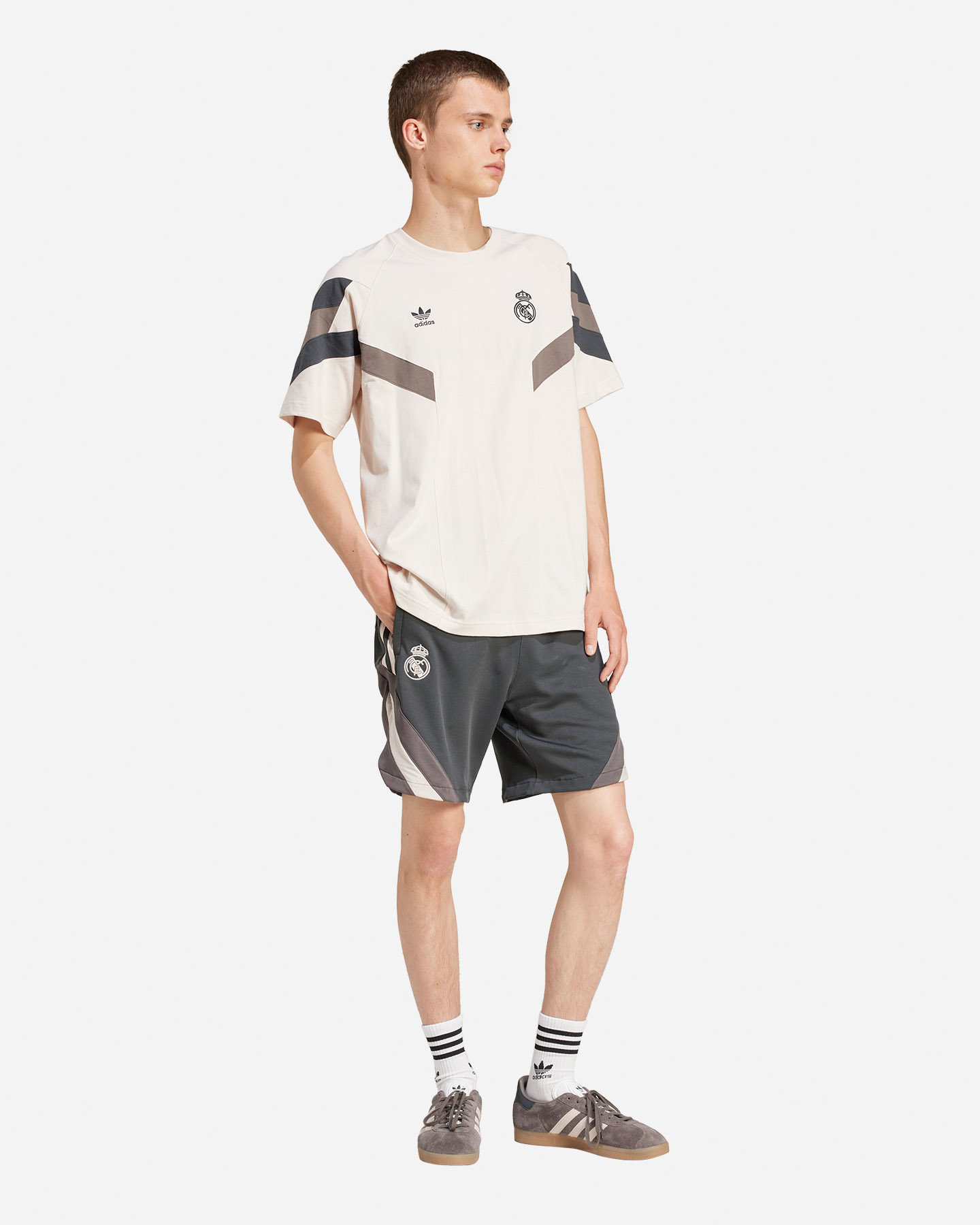 Pantaloncini calcio ufficiali ADIDAS REAL MADRID OG 24-25 M - 3 | Cisalfa Sport