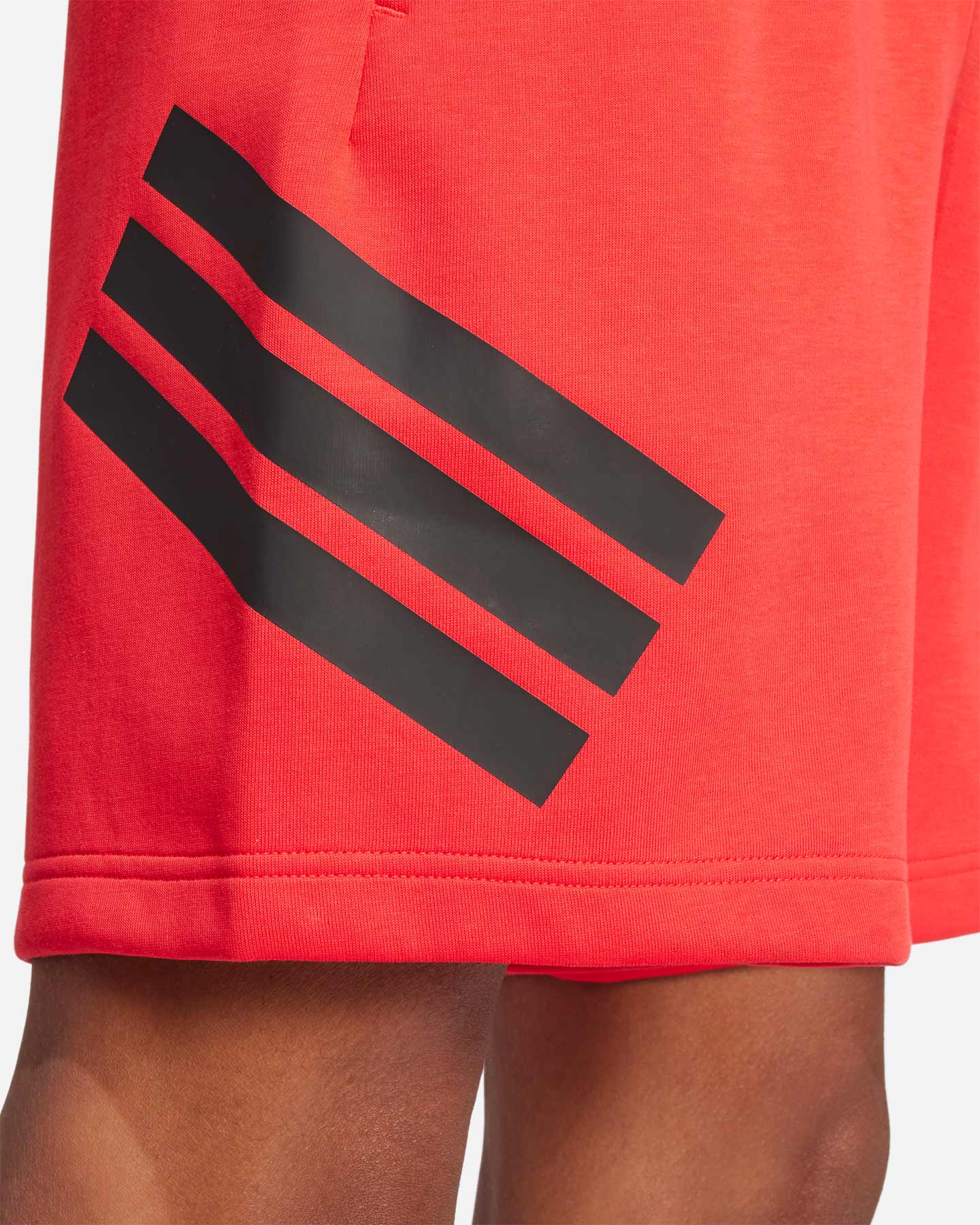 Pantaloncini ADIDAS 3STRIPES M - Rosso - 4 | Cisalfa Sport