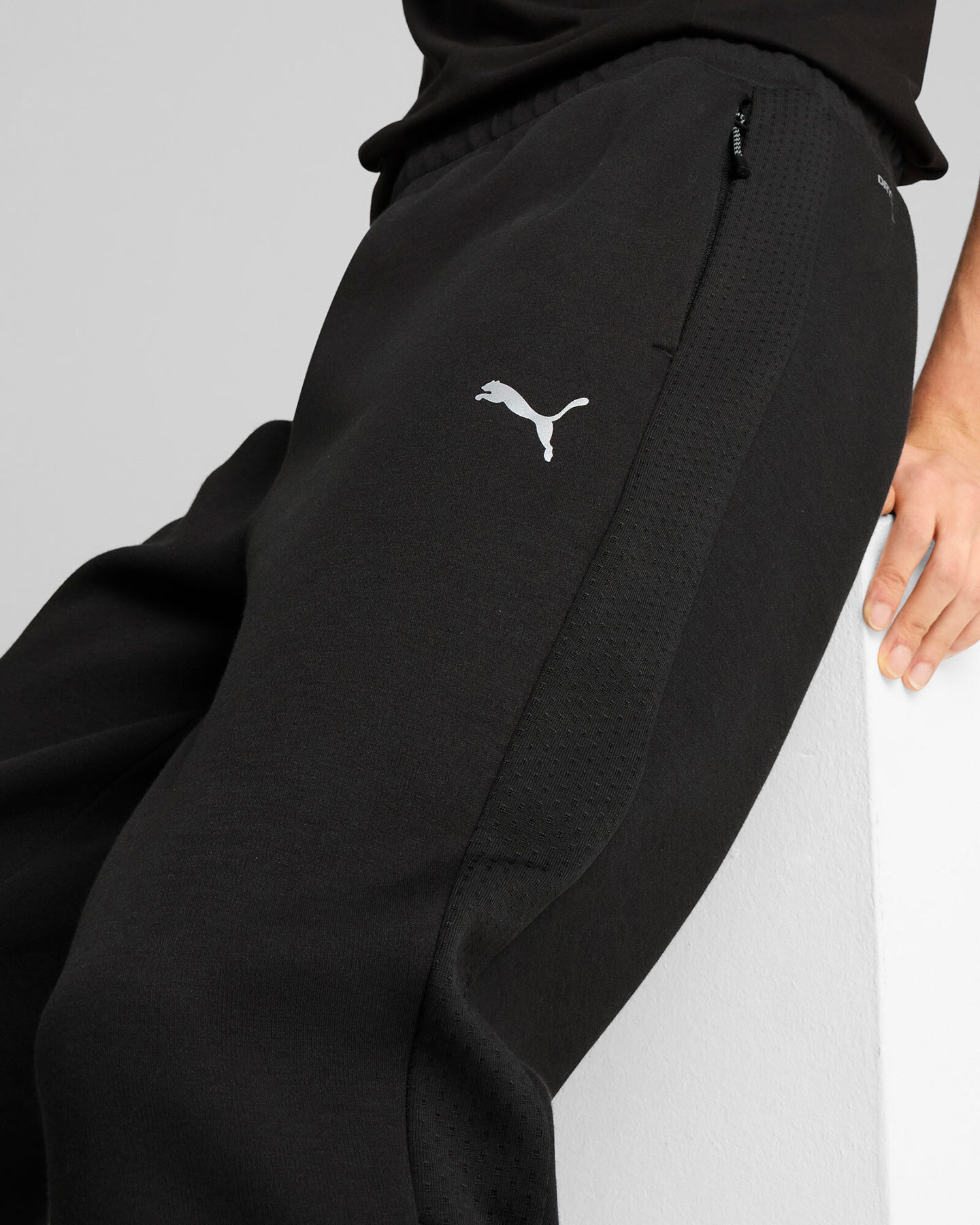 Pantalone PUMA EVOSTRIPE KNIT M - Nero - 5 | Cisalfa Sport