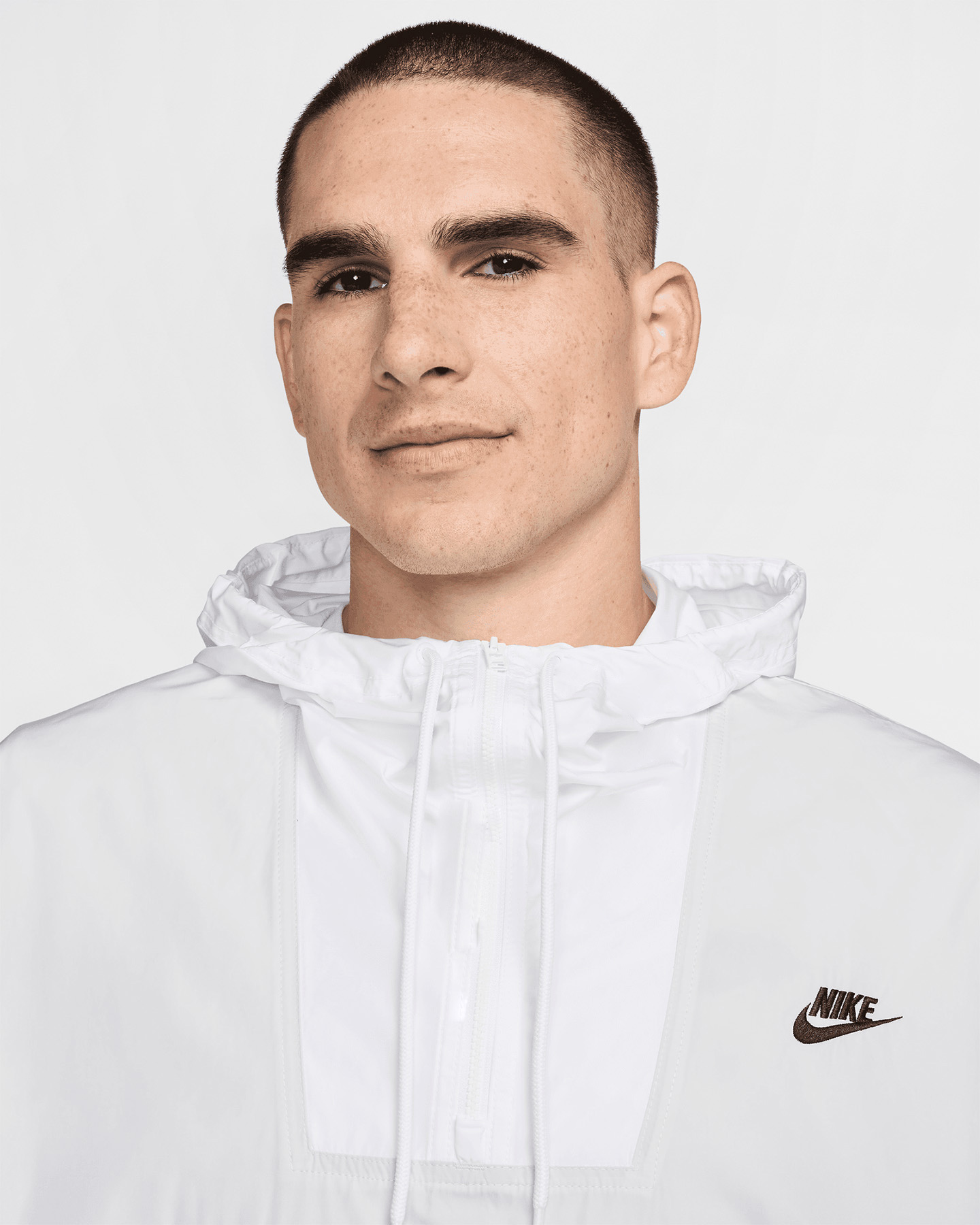 Felpa NIKE CLUB ANORAK M - Nero - 3 | Cisalfa Sport