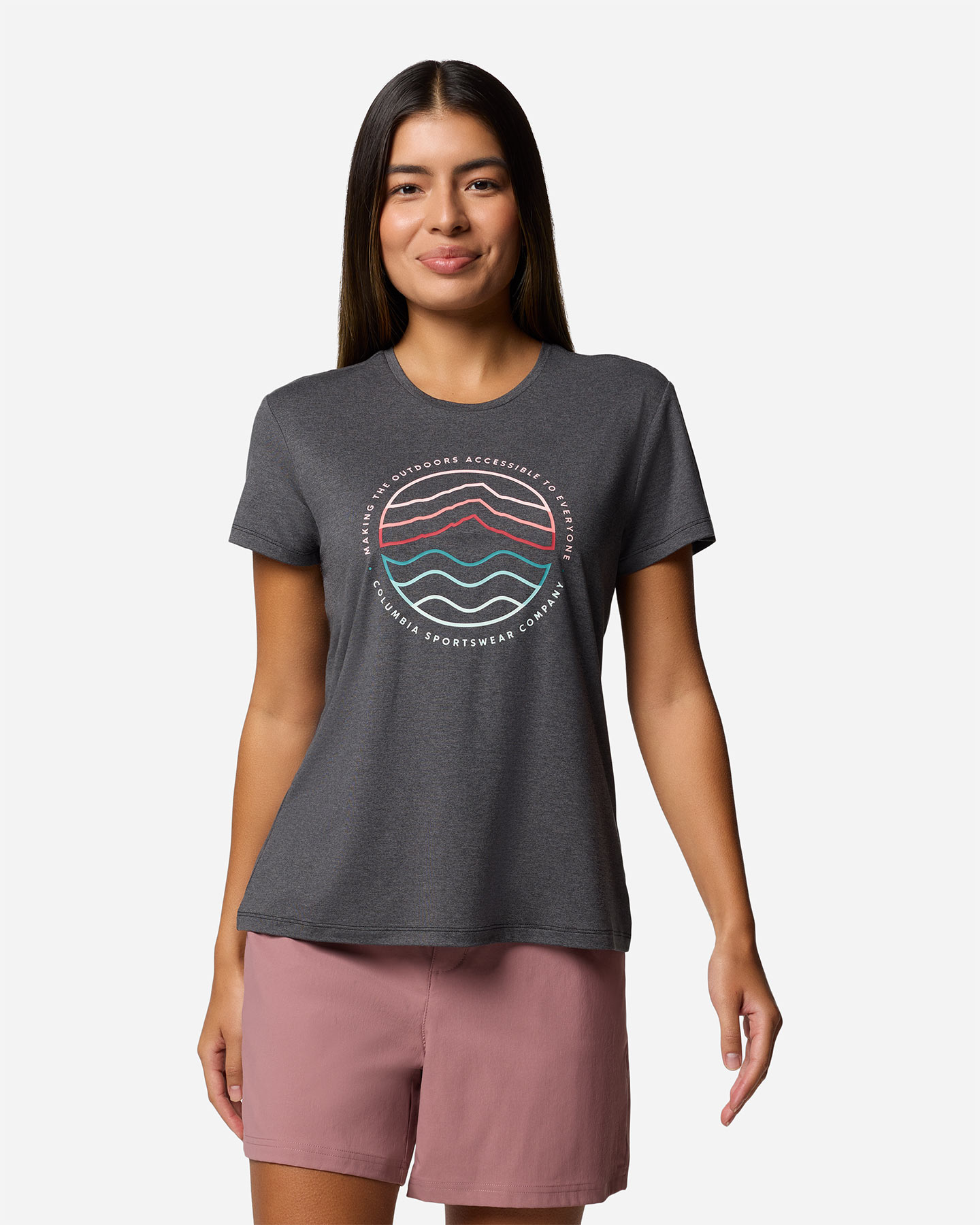 T-shirt COLUMBIA SLOAN RIDGE GRAPHIC W - Nero - 0 | Cisalfa Sport
