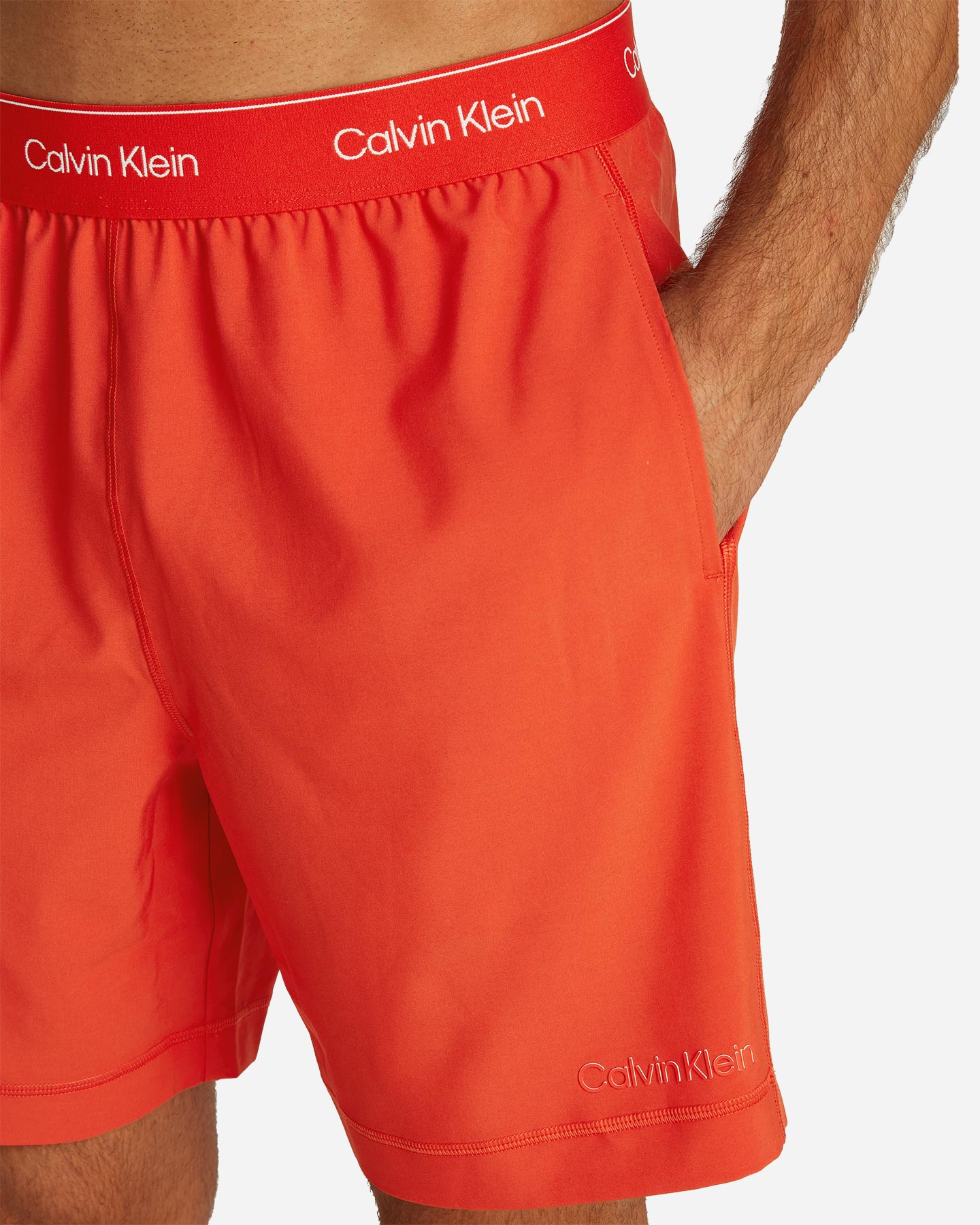 Pantaloncini CALVIN KLEIN SPORT WOVEN 7" M - Rosso - 5 | Cisalfa Sport