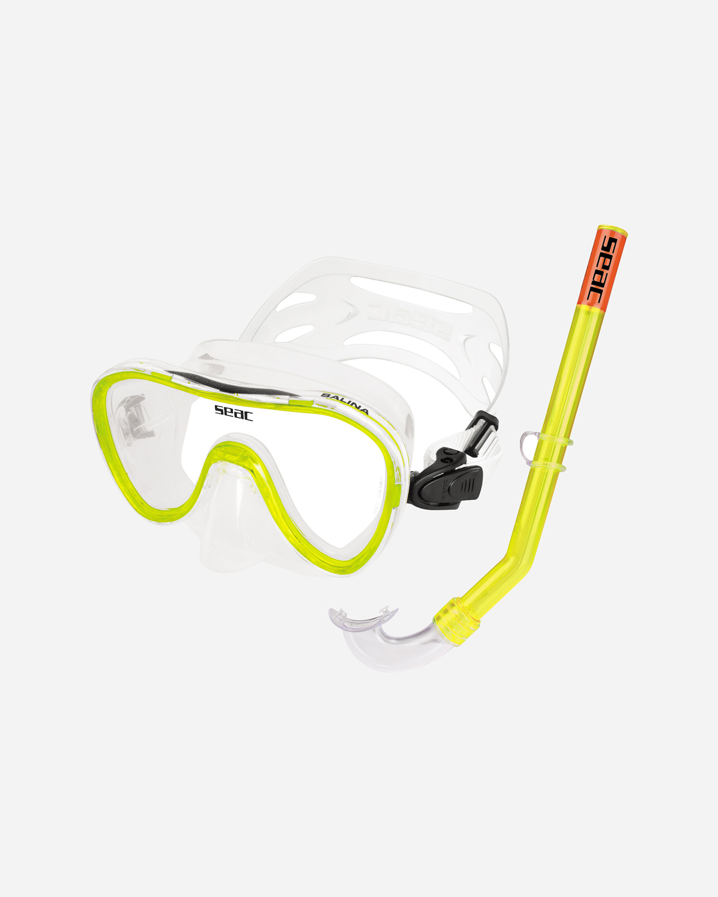 Kit snorkeling SEAC SUB SET BIS SALINA MD SILTRA - Giallo - 0 | Cisalfa Sport