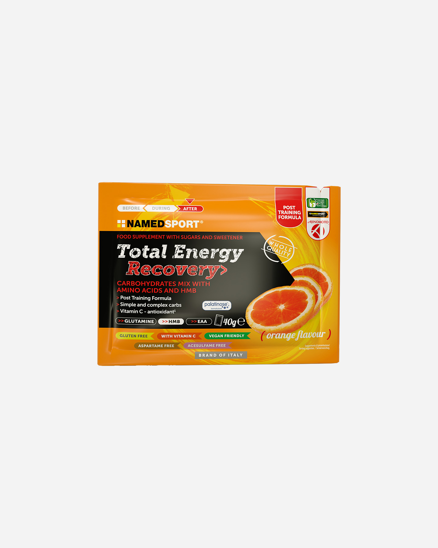 Energetico NAMED SPORT TOTAL ENERGY RECOVERY ORANGE 40 GR  - 0 | Cisalfa Sport