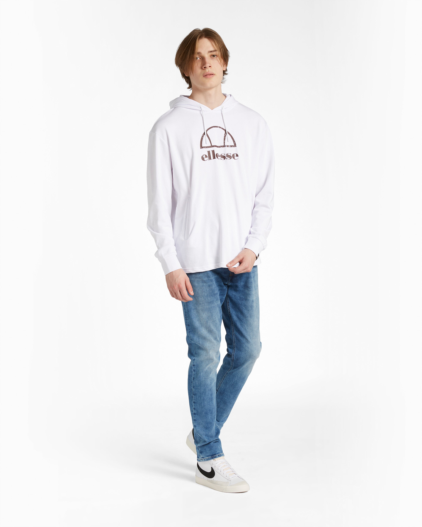 Felpa ELLESSE VINTAGE M - Bianco - 1 | Cisalfa Sport
