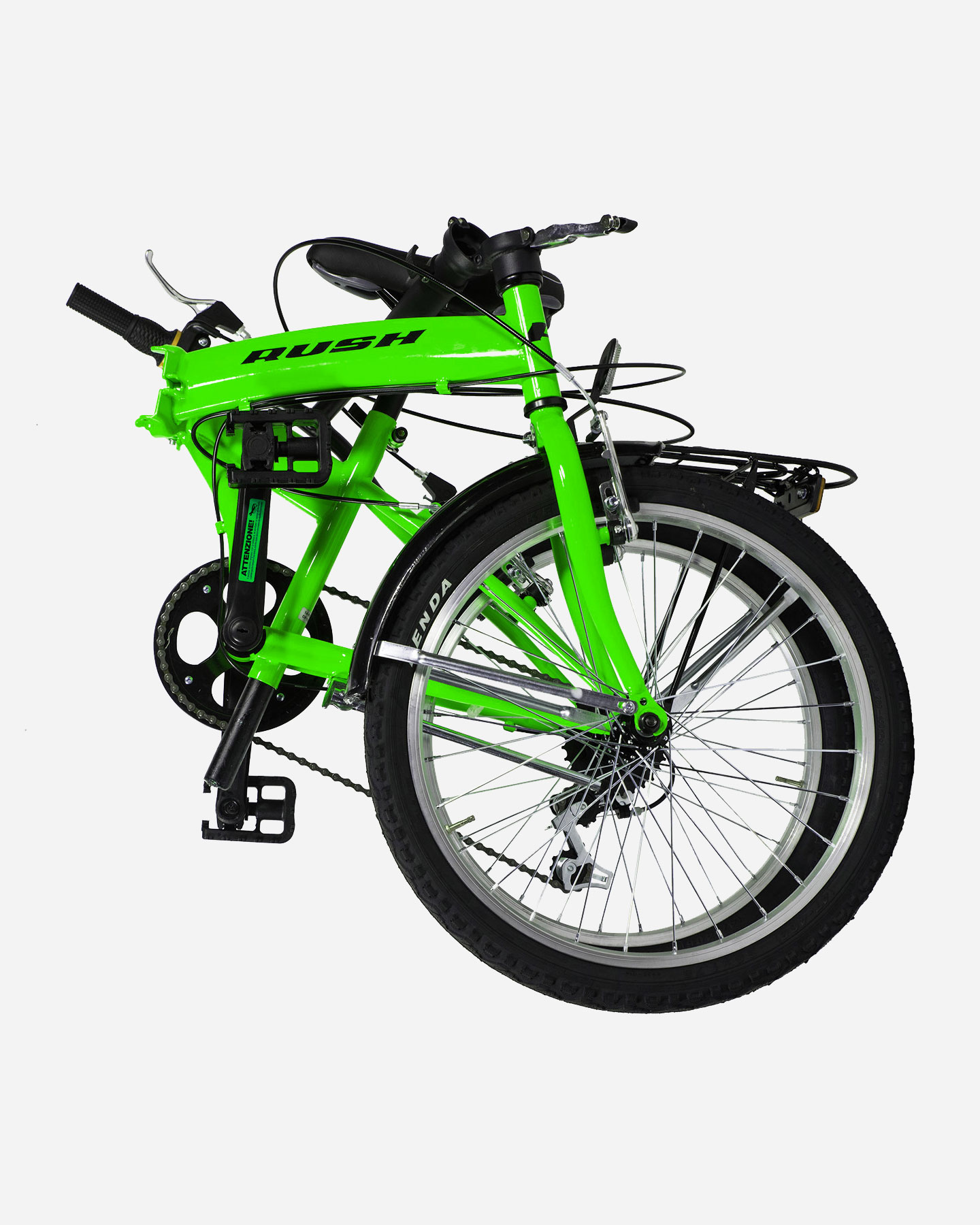 City bike RUSH BICICLETTA PIEGHEVOLE - Verde - 1 | Cisalfa Sport