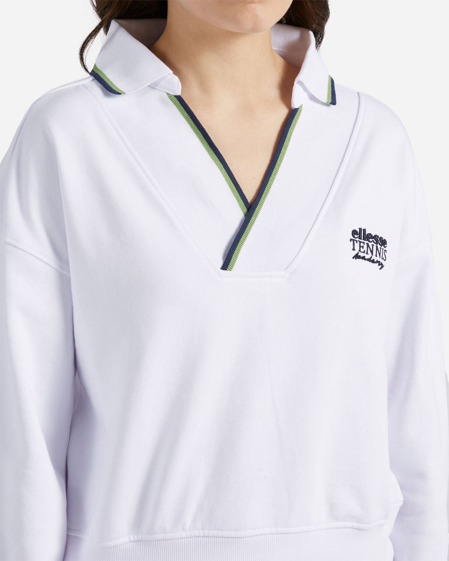 Felpa ELLESSE SARTORIA W - Bianco - 4 | Cisalfa Sport