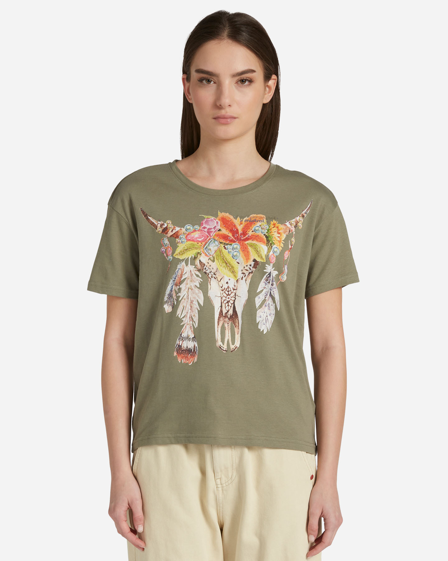 T-shirt MISTRAL ETNIC COLLECTION W - Verde - 0 | Cisalfa Sport