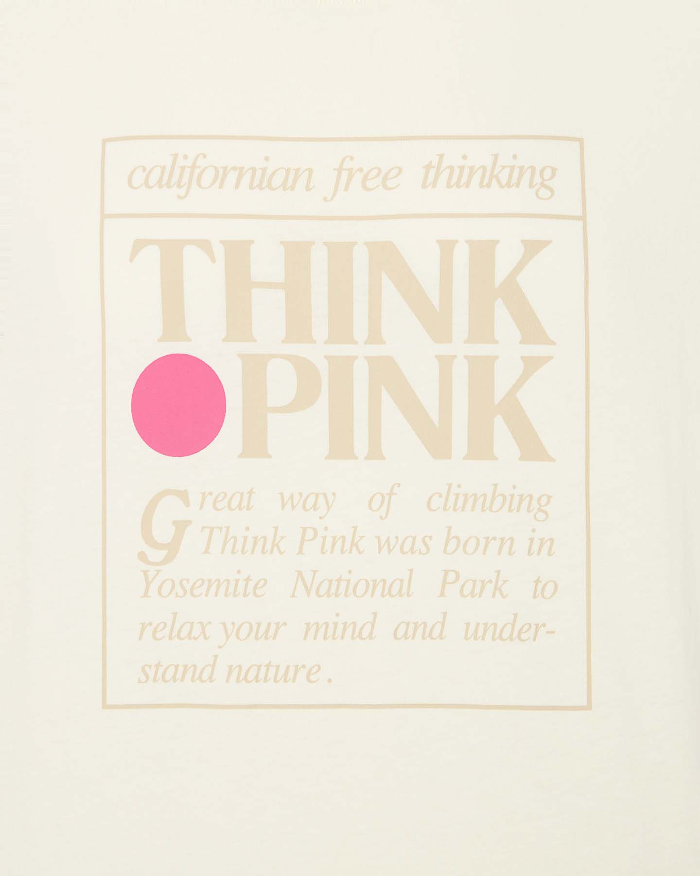 T-shirt THINK PINK BIG LOGO M - Bianco - 2 | Cisalfa Sport