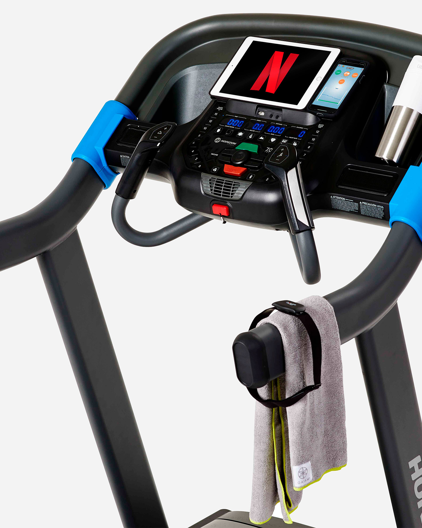 Tapis roulant HORIZON FITNESS 7.0AT - Antracite - 3 | Cisalfa Sport