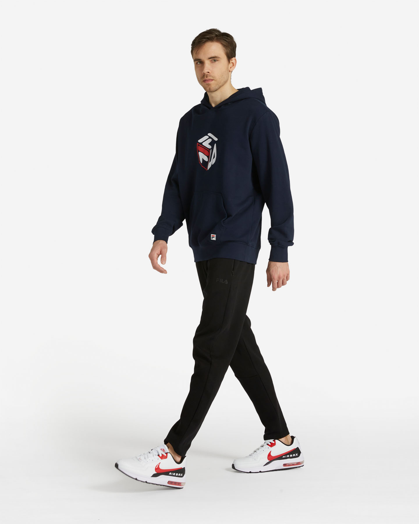 Felpa FILA BIG LOGO M - Blu - 3 | Cisalfa Sport