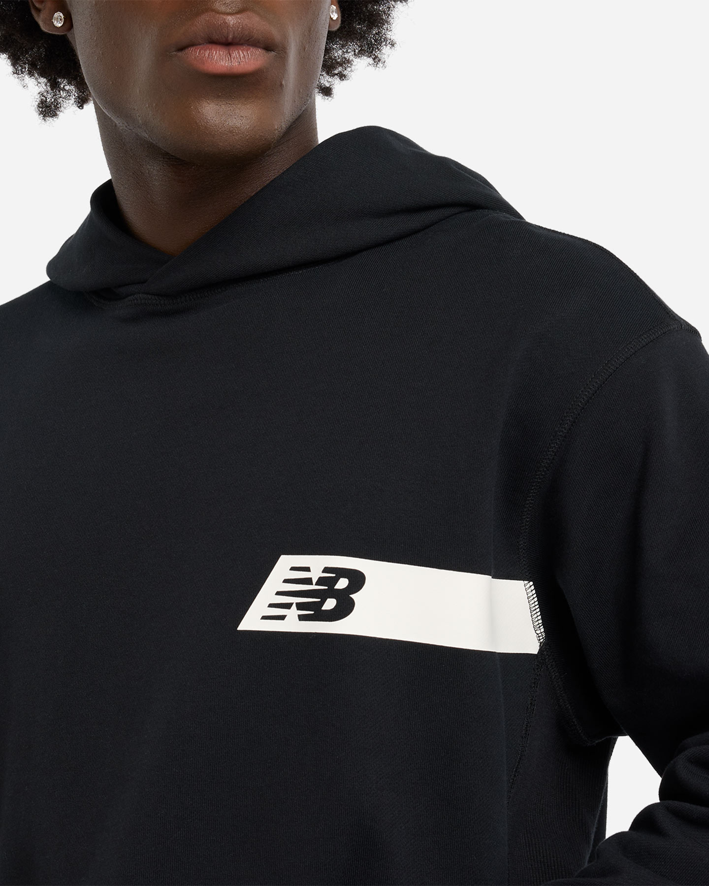 Felpa NEW BALANCE RELAXED GFX BACK BIG LOGO M - 3 | Cisalfa Sport