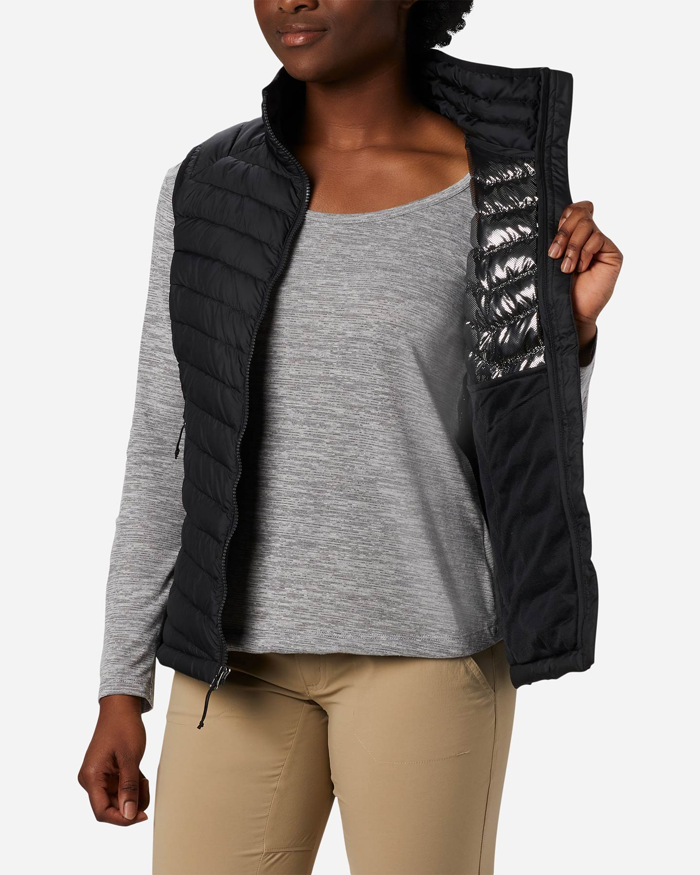 Gilet COLUMBIA POWDER LITE W - Nero - 1 | Cisalfa Sport