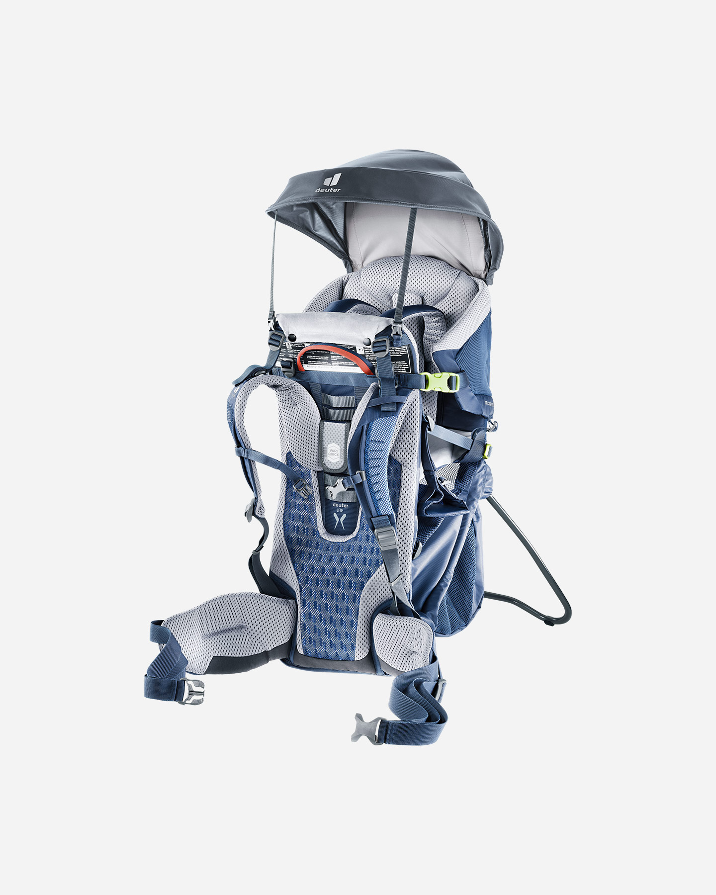 Zaino portabambino DEUTER KID COMFORT ACTIVE COVER RC DELUX - Blu - 0 | Cisalfa Sport