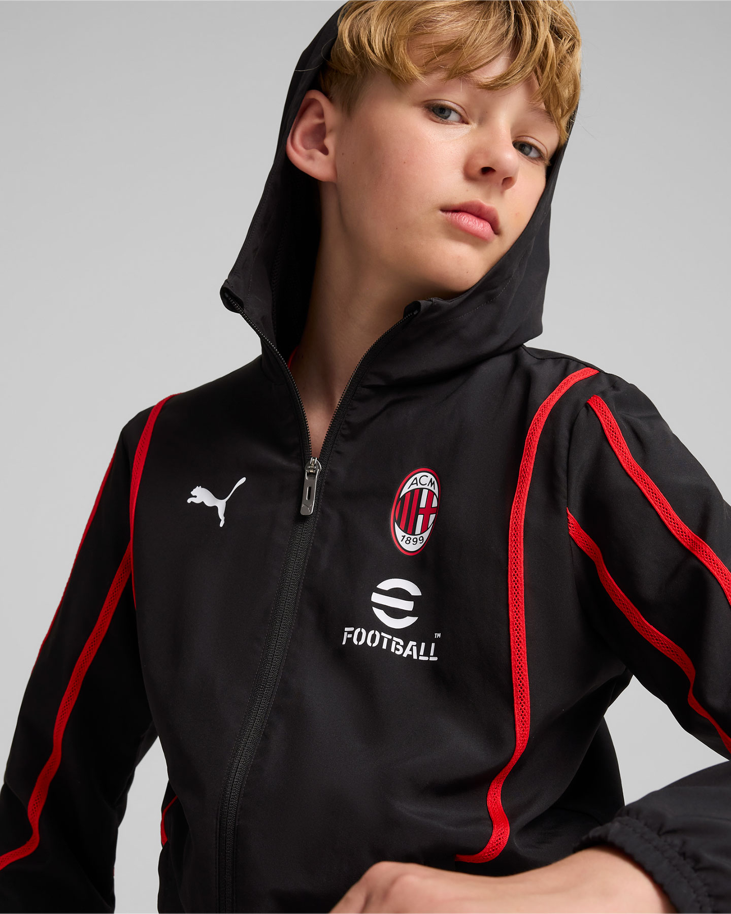 Abbigliamento calcio ufficiale PUMA MILAN PREMATCH JR - 4 | Cisalfa Sport