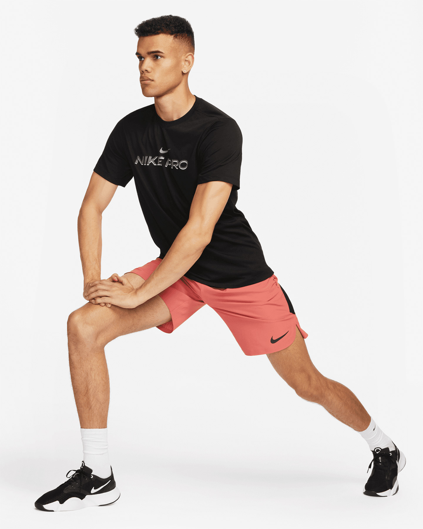 T-shirt training NIKE DRI FIT PRO M - Nero - 3 | Cisalfa Sport