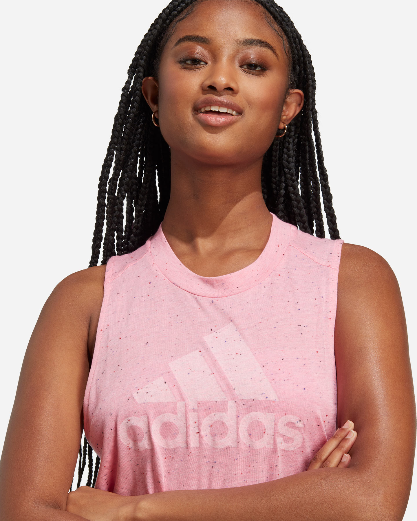 Canotta ADIDAS WINNER BADGE OF SPORT W - Rosa - 4 | Cisalfa Sport