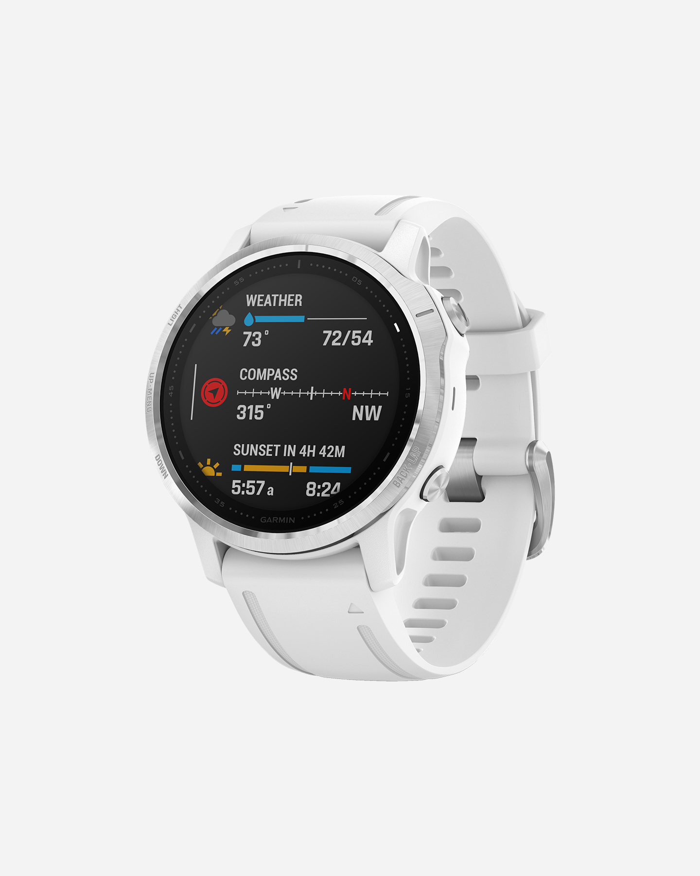 Orologio multifunzione GARMIN FENIX 6S - Bianco - 1 | Cisalfa Sport