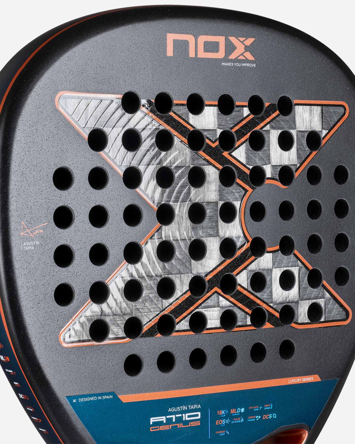 Racchetta padel NOX AT10 GENIUS ATTACK 18K  - 4 | Cisalfa Sport